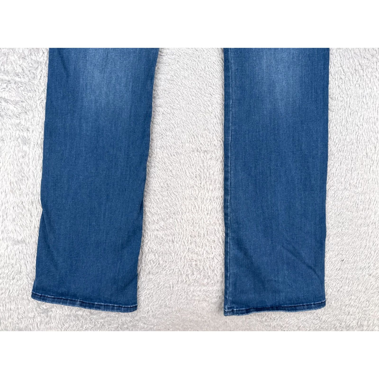 NYDJ VINTAGE NYDJ Jeans Womens 00 Bootcut Denim Slim Fit Mid Rise Cotton Blend 25x31 Blue Casual Size 24" / US 00 / IT 34 - 2 Thumbnail