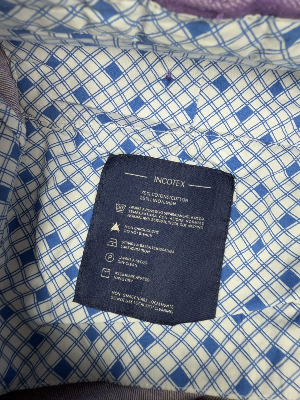 Incotex Incotex Men’s Cotton / Linen Dress Pants Trousers Size 56 Size US 38 / EU 54 - 13 Thumbnail