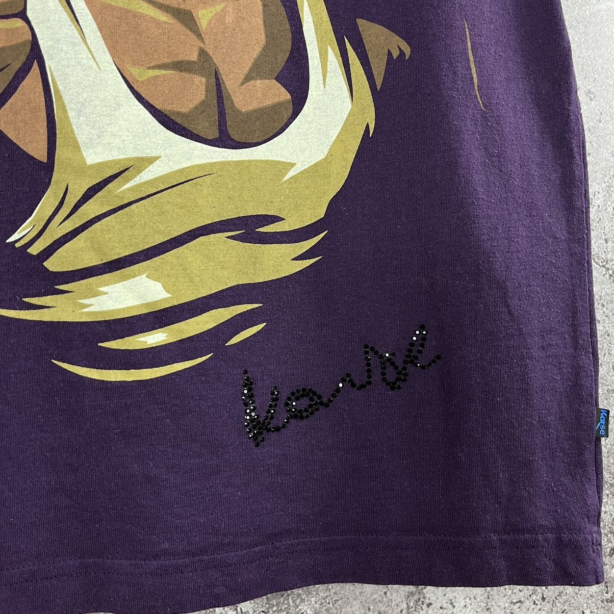 Japanese Brand Bruce Lee Tee Japanese Style Y2K Purple Big Logo Size M Size US M / EU 48-50 / 2 - 4 Thumbnail