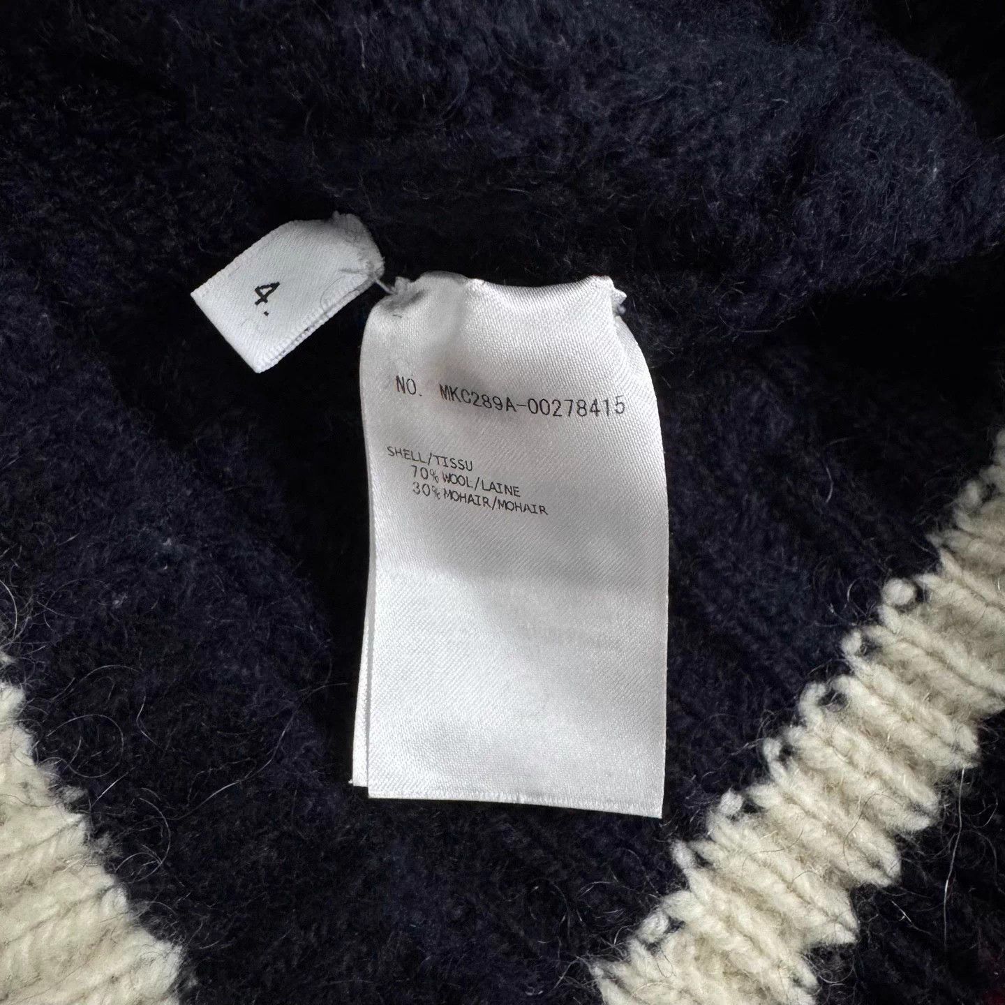 Thom Browne TB stripe wool cable knit cardigan 4 99 new Size XL / US 12-14 / IT 48-50 - 7 Thumbnail