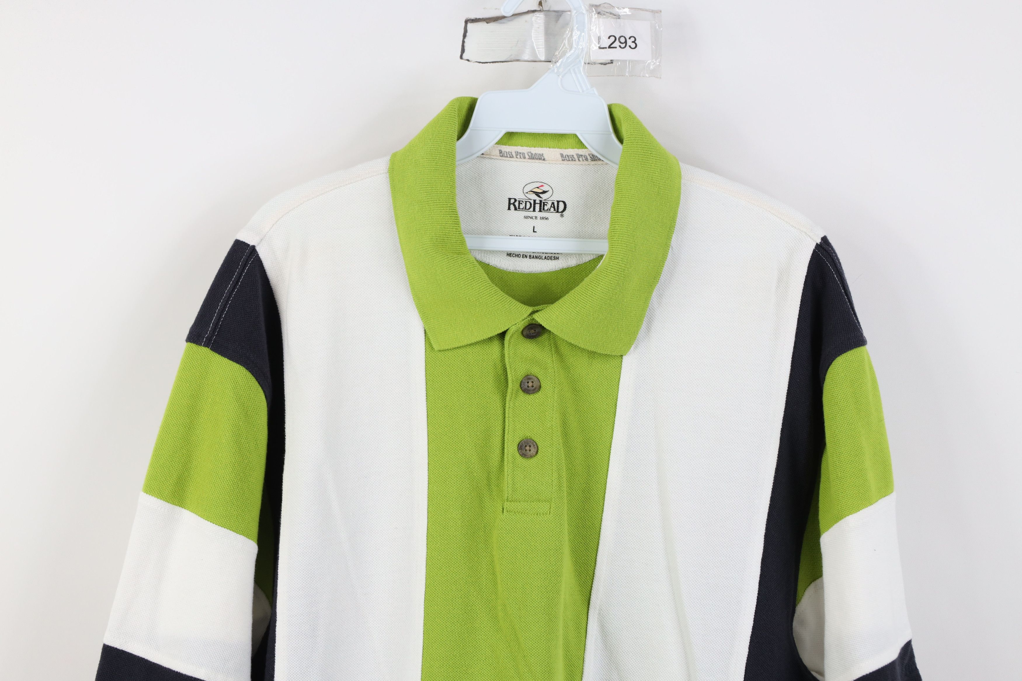 Vintage Vintage 90s Y2K Streetwear Block Collared Golf Polo Shirt Size US L / EU 52-54 / 3 - 2 Thumbnail