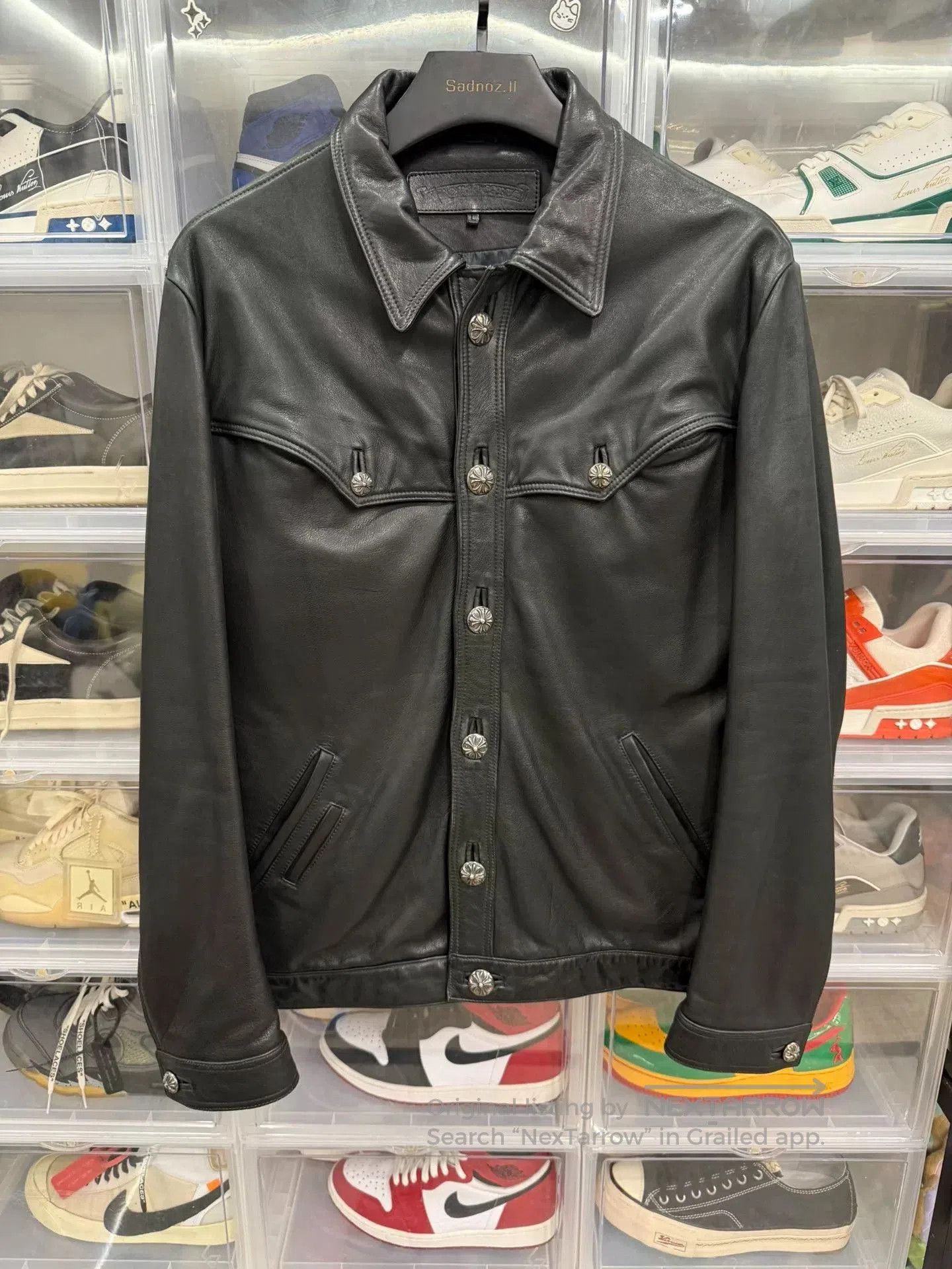 Chrome Hearts Chrome Hearts Western Flame Leather Jacket. Size US L / EU 52-54 / 3 - 1 Thumbnail