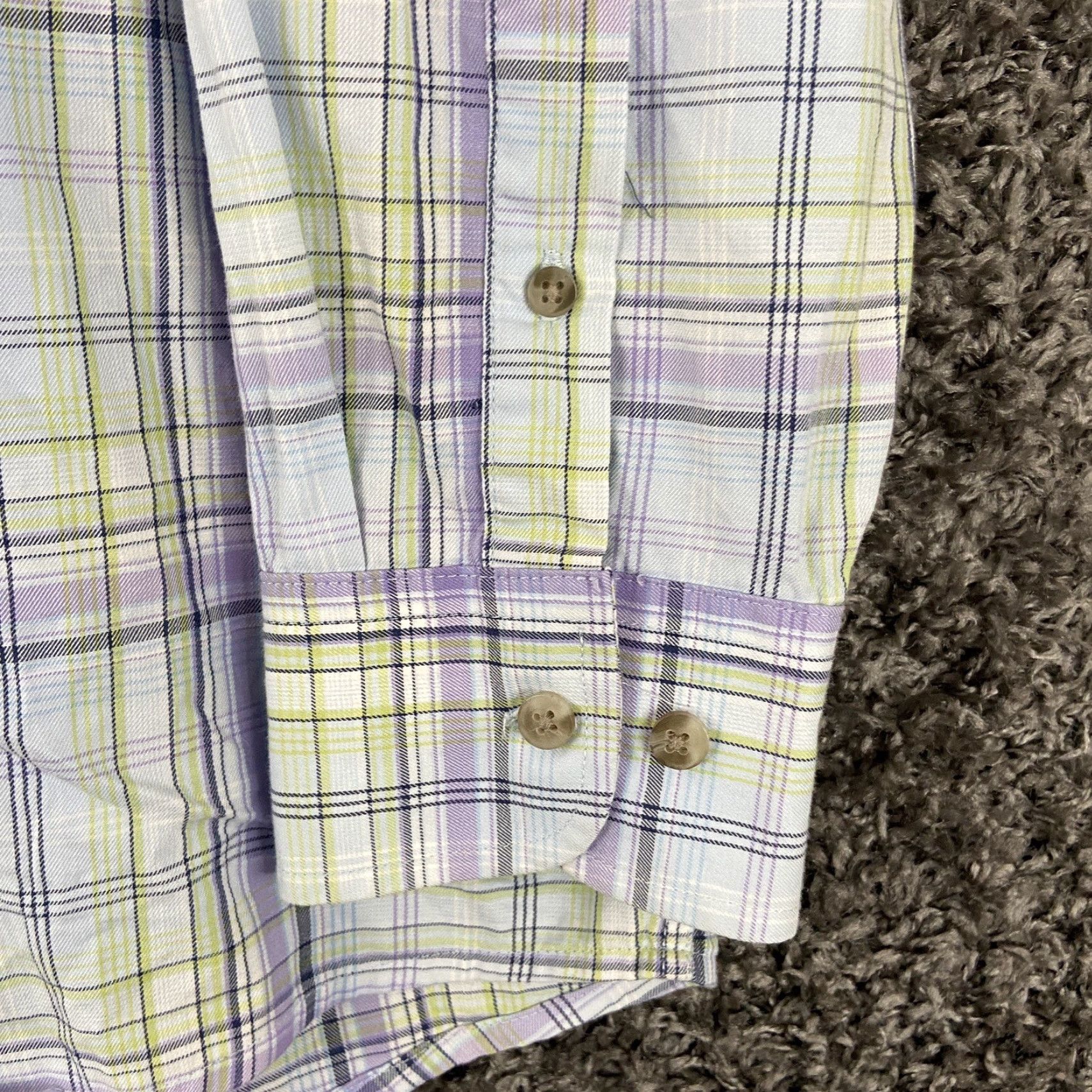 Wrangler Wrangler George Strait Cowboy Cut Shirt Men XL Multicolor Plaid Button-Up Size US XL / EU 56 / 4 - 3 Thumbnail