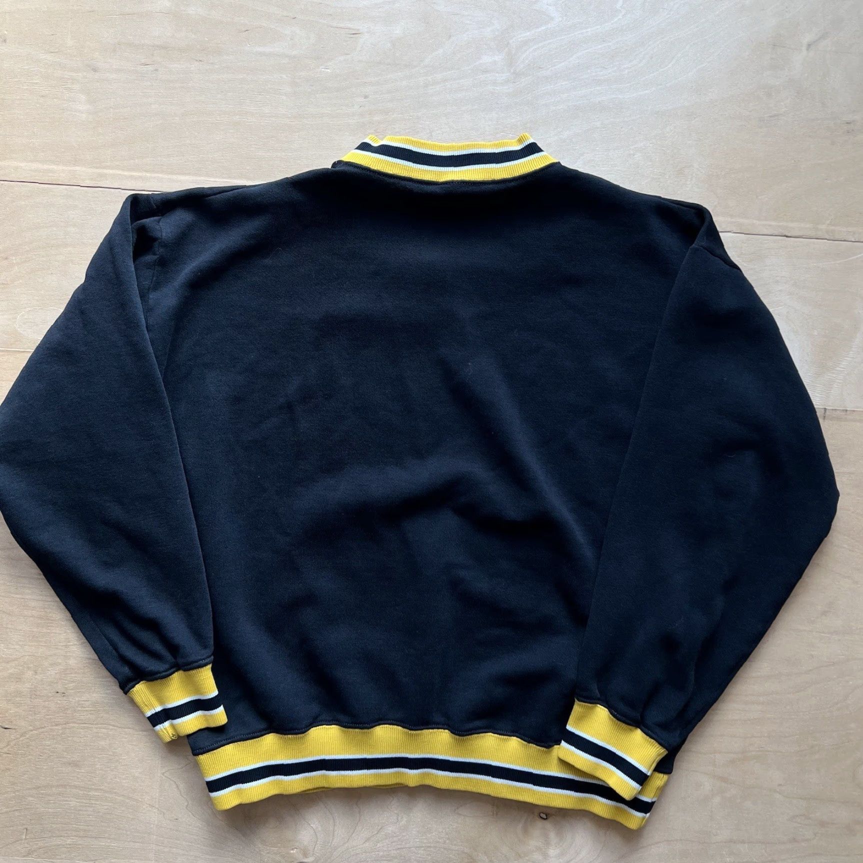 Russell Athletic VINTAGE Russell Athletic Sweatshirt Mens M Black 70s Fleece Pullover V-Neck #Logo Hip Hop Sports Classic Size US M / EU 48-50 / 2 - 6 Thumbnail
