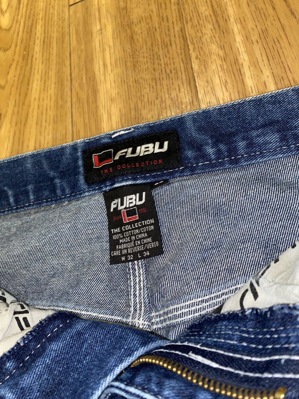 Fubu × Vintage 90s Fubu Jeans Size US 32 / EU 48 - 4 Thumbnail