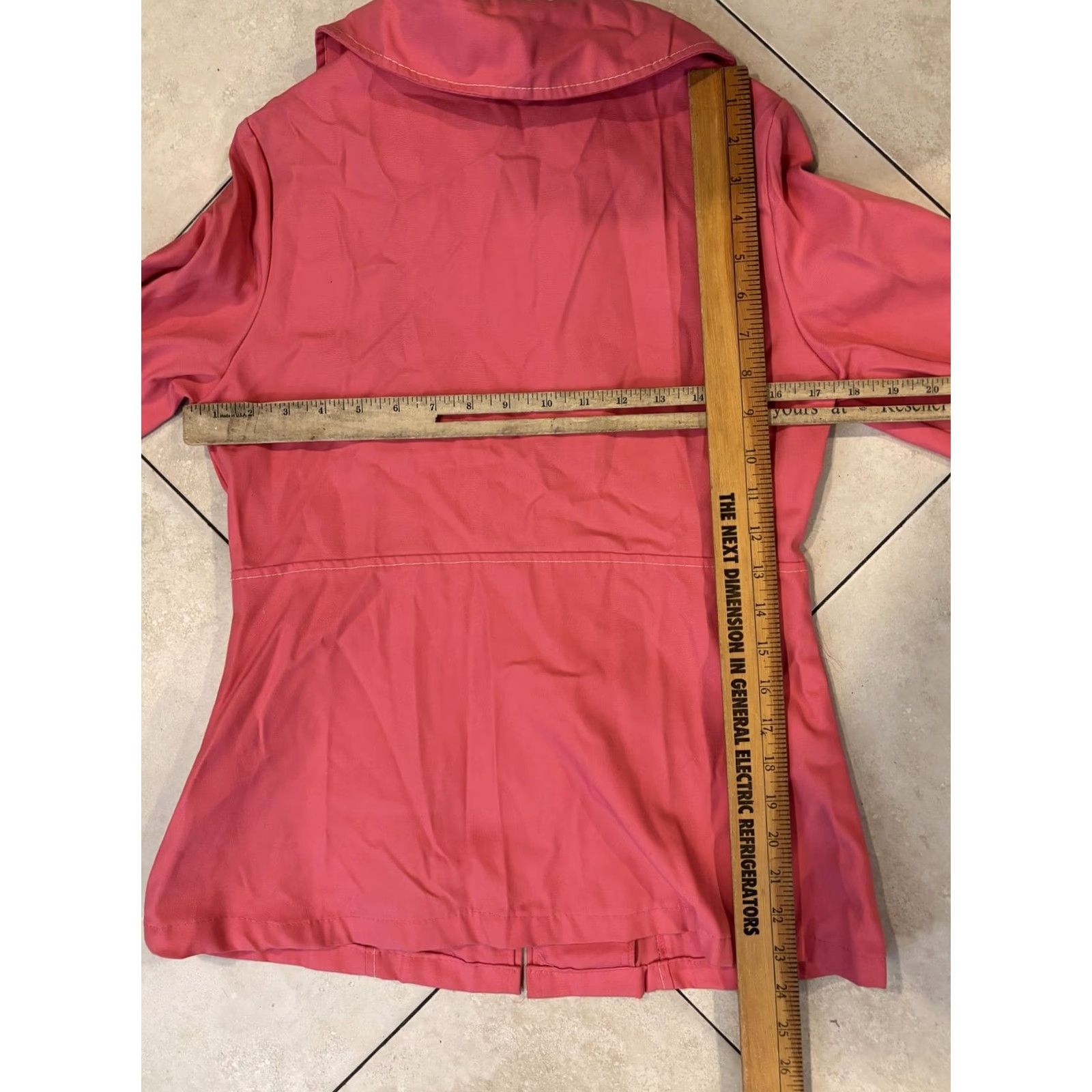 Etro VINTAGE Jacket Womens Small Full Zip Collared Pockets Retro 70s 80s Pink Size S / US 4 / IT 40 - 8 Thumbnail