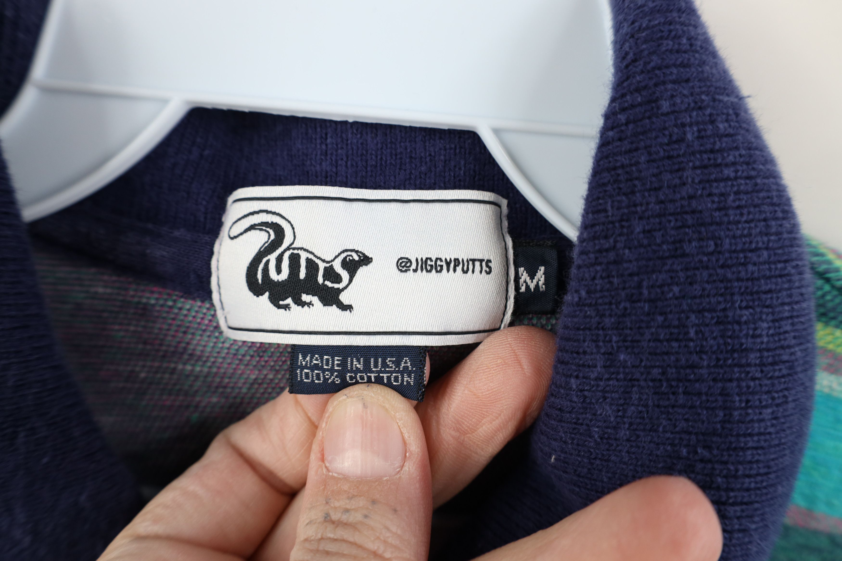 Vintage Vintage Streetwear Rainbow Knit Skunk Golf Polo Shirt USA Size US M / EU 48-50 / 2 - 7 Thumbnail