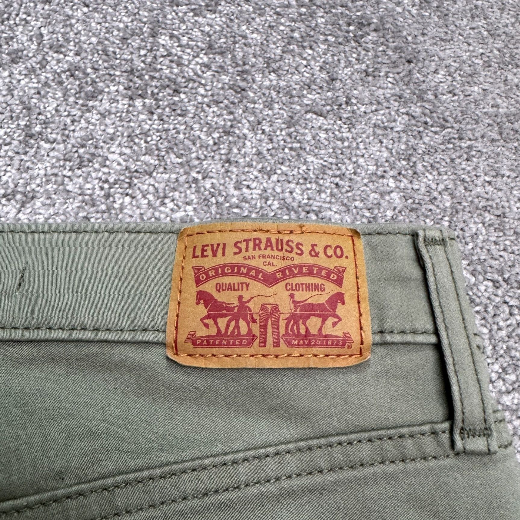 Levi's Levi's 311 Shaping Skinny Jeans Womens 27 Green Mid Rise Denim Stretch City Outdoor Vintage No Size 27" / US 4 / IT 40 - 6 Thumbnail