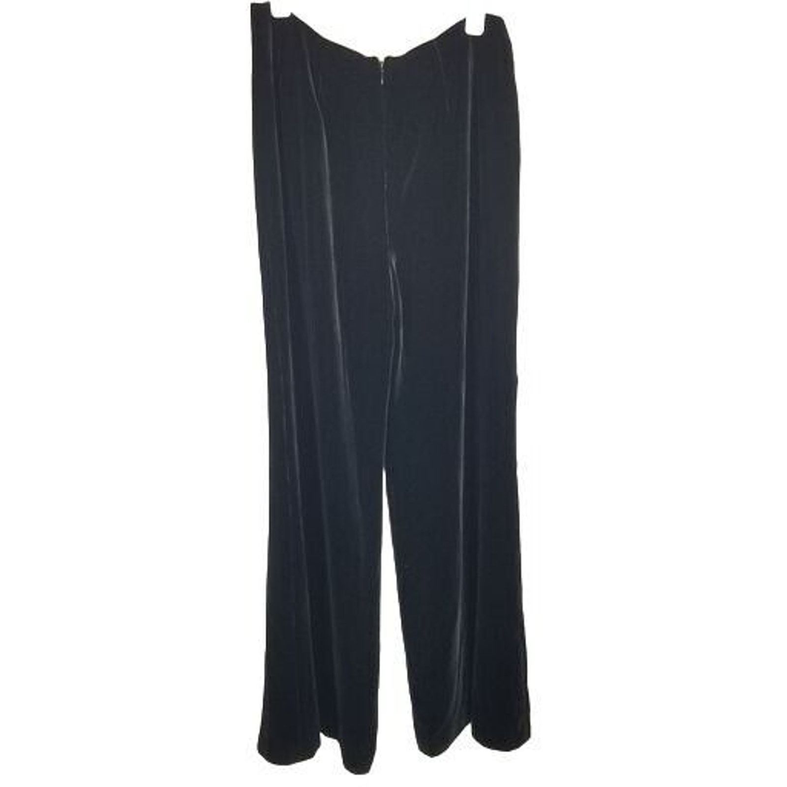 Lafayette 148 Lafayette 148 New York Womens Wide Leg Velvet Pants 4 Silk Size 27" / US 4 / IT 40 - 7 Thumbnail