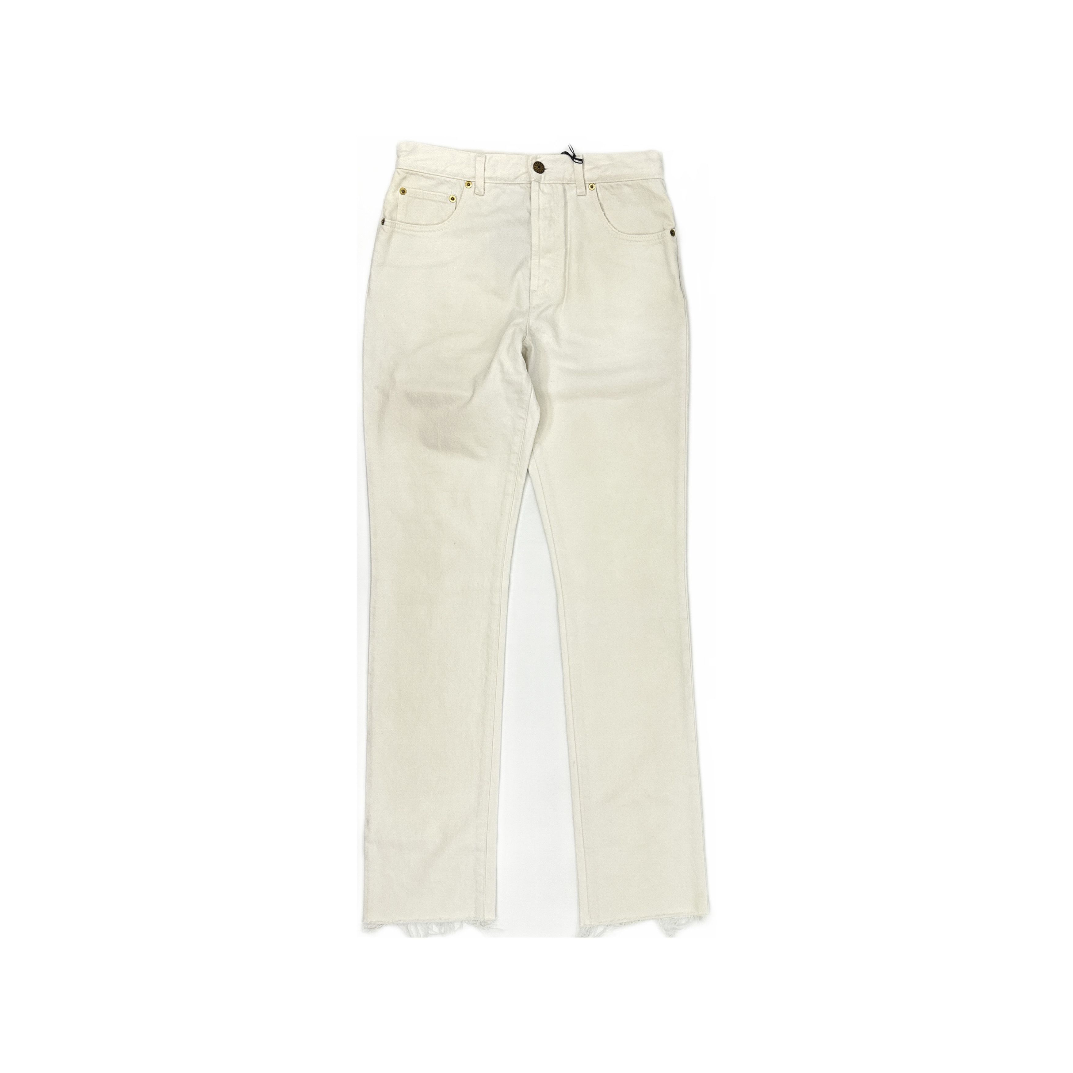 Gucci Gucci White Frayed Hem Denim Jeans Size 30 Size US 30 / EU 46 - 1 Thumbnail