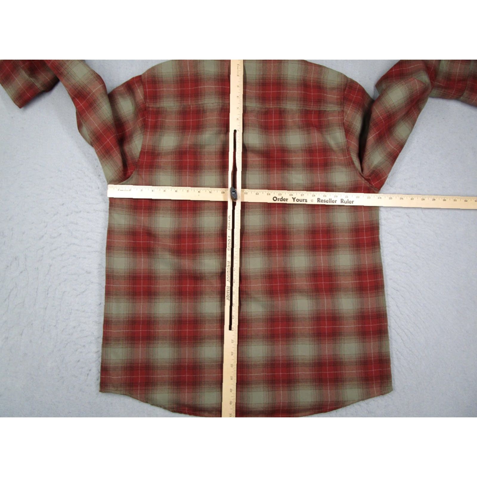 Vintage Dixxon Shirt Mens Large Red Plaid Flannel The Juarez Snap Front Western Size US L / EU 52-54 / 3 - 6 Thumbnail