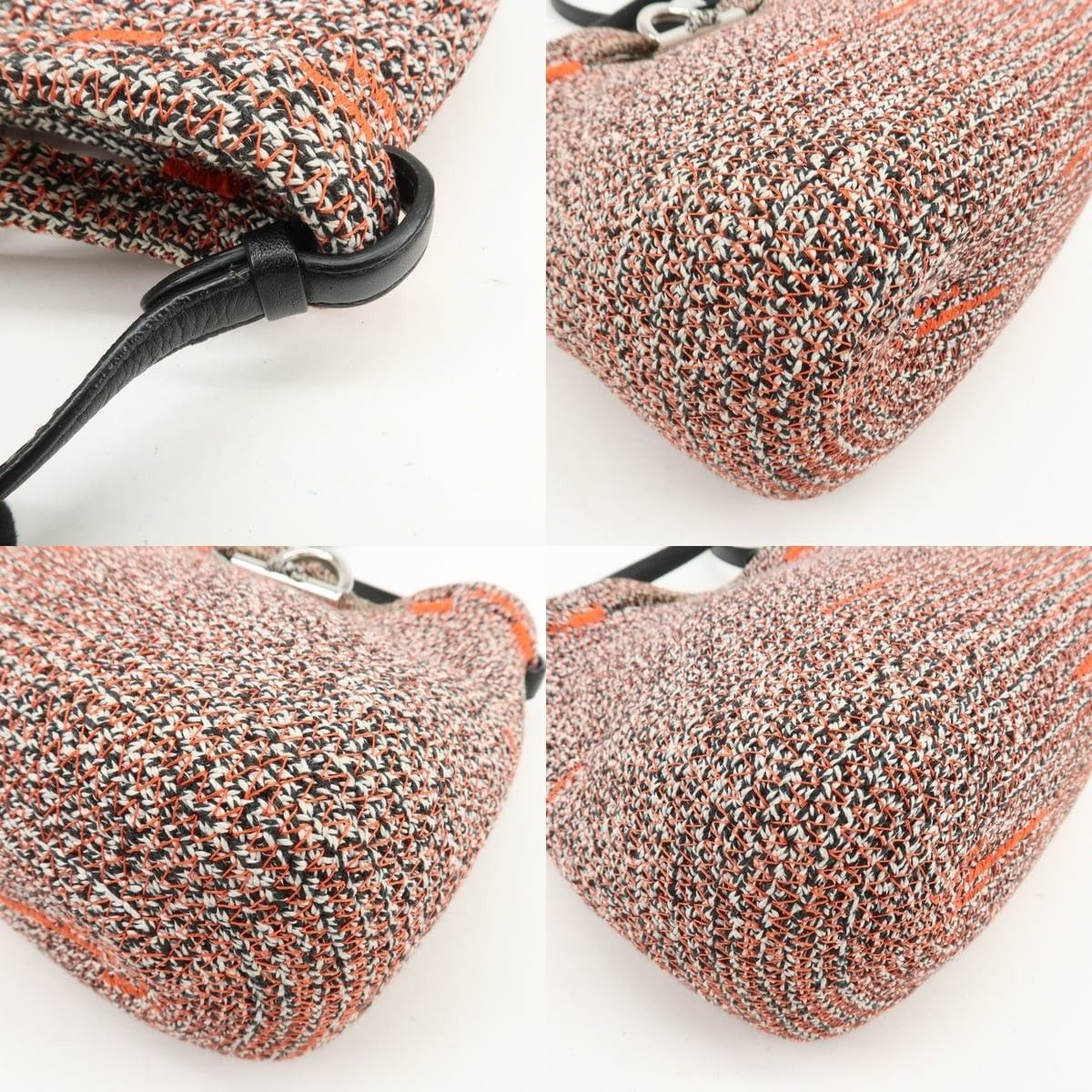 Balenciaga Balenciaga Zigzagger Canvas & Leather Shoulder Bag Size ONE SIZE - 5 Thumbnail