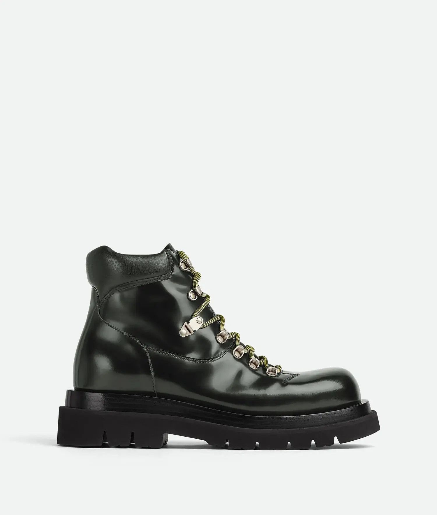 Bottega Veneta o1n1vont0125 Lug Hiking Ankle Boots in Dark Green Size US 12.5 / EU 45-46 - 1 Thumbnail