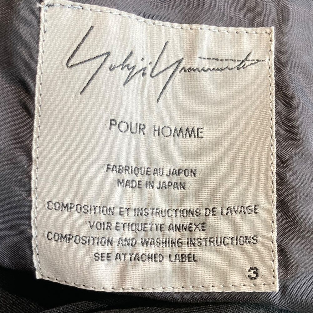 Yohji Yamamoto Yohji Yamamoto pour homme/HR-J31-100 Tailored Jacket Size US L / EU 52-54 / 3 - 8 Thumbnail