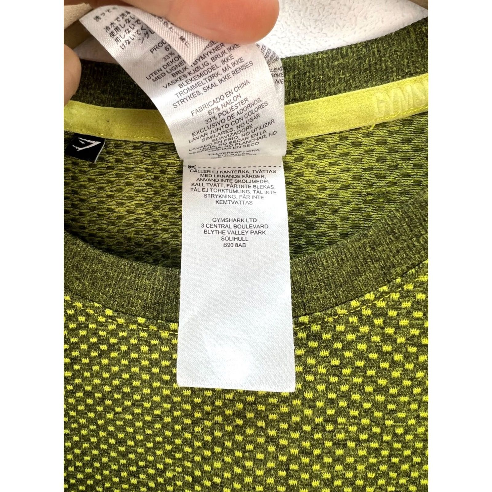 Gymshark GYMSHARK Shirt Men’s Size M David Laid Phantom Elite GYMSHARK DEVANT SEAMLESS Green Crew Neck Short Sleeve Activewear Shirts Mens Size US M / EU 48-50 / 2 - 8 Thumbnail