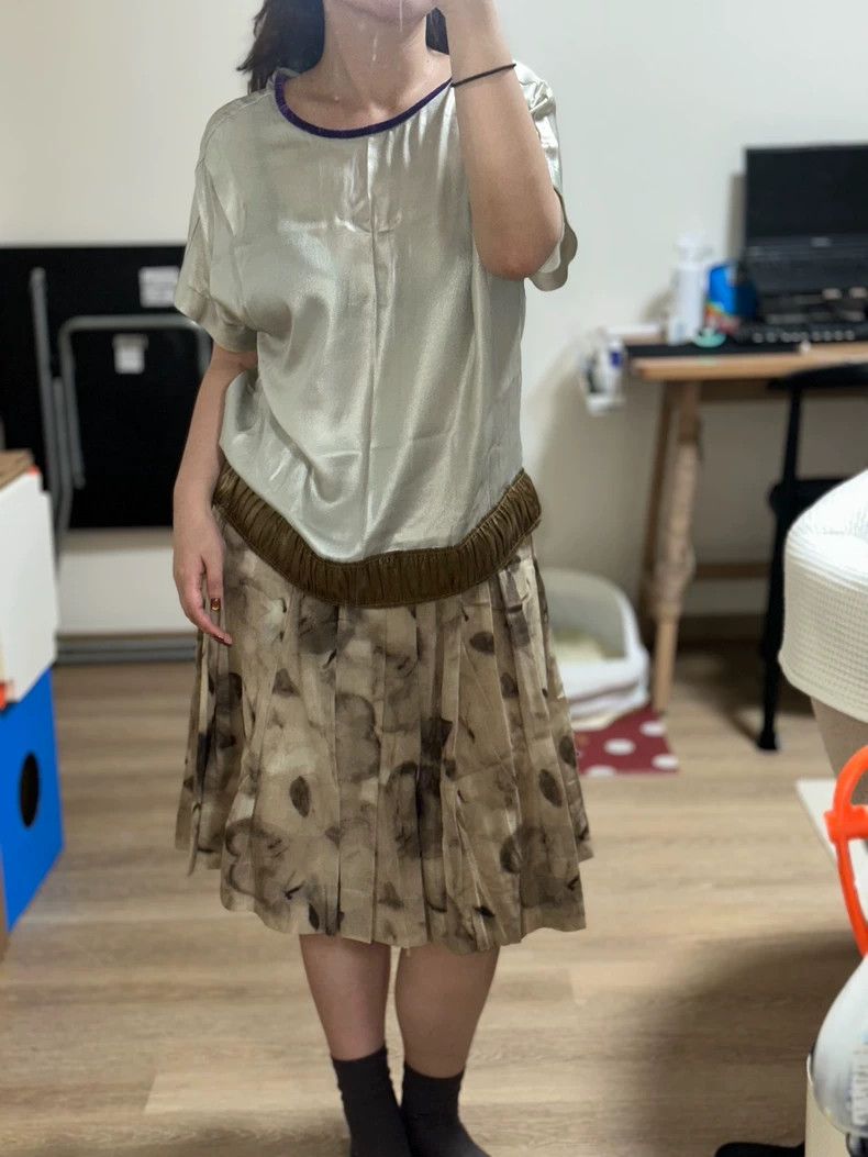 Dries Van Noten Dries Van Noten size:42 A beautiful white silk short-sleev Size M / US 6-8 / IT 42-44 - 8 Thumbnail