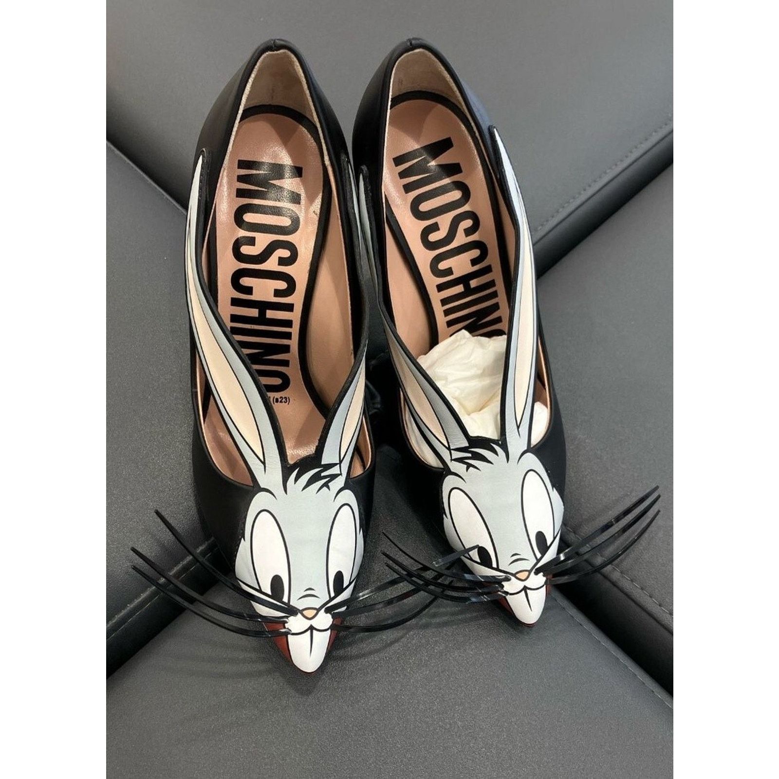 Moschino SS23 Moschino Couture Jeremy Scott Bunny High Heels Pumps Size US 5 / IT 35 - 7 Thumbnail