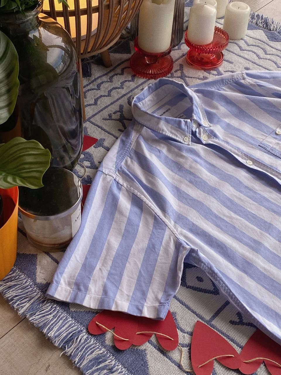 Norse Projects Norse Projects Theo Oxford SS Shirt Blue Stripe Size US L / EU 52-54 / 3 - 3 Thumbnail