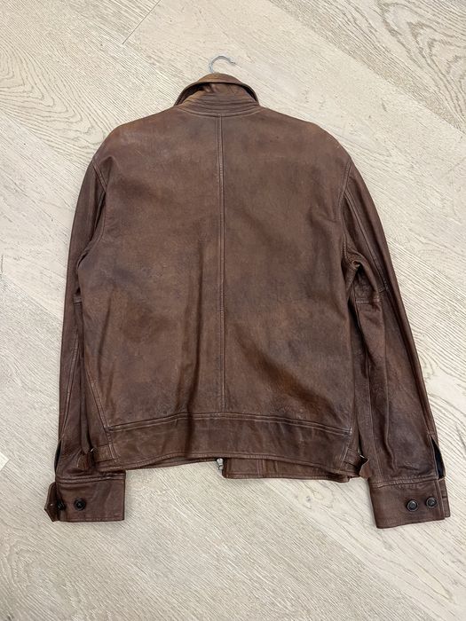 Todd Snyder Todd Snyder Leather Jacket dean dylan large brown | Grailed