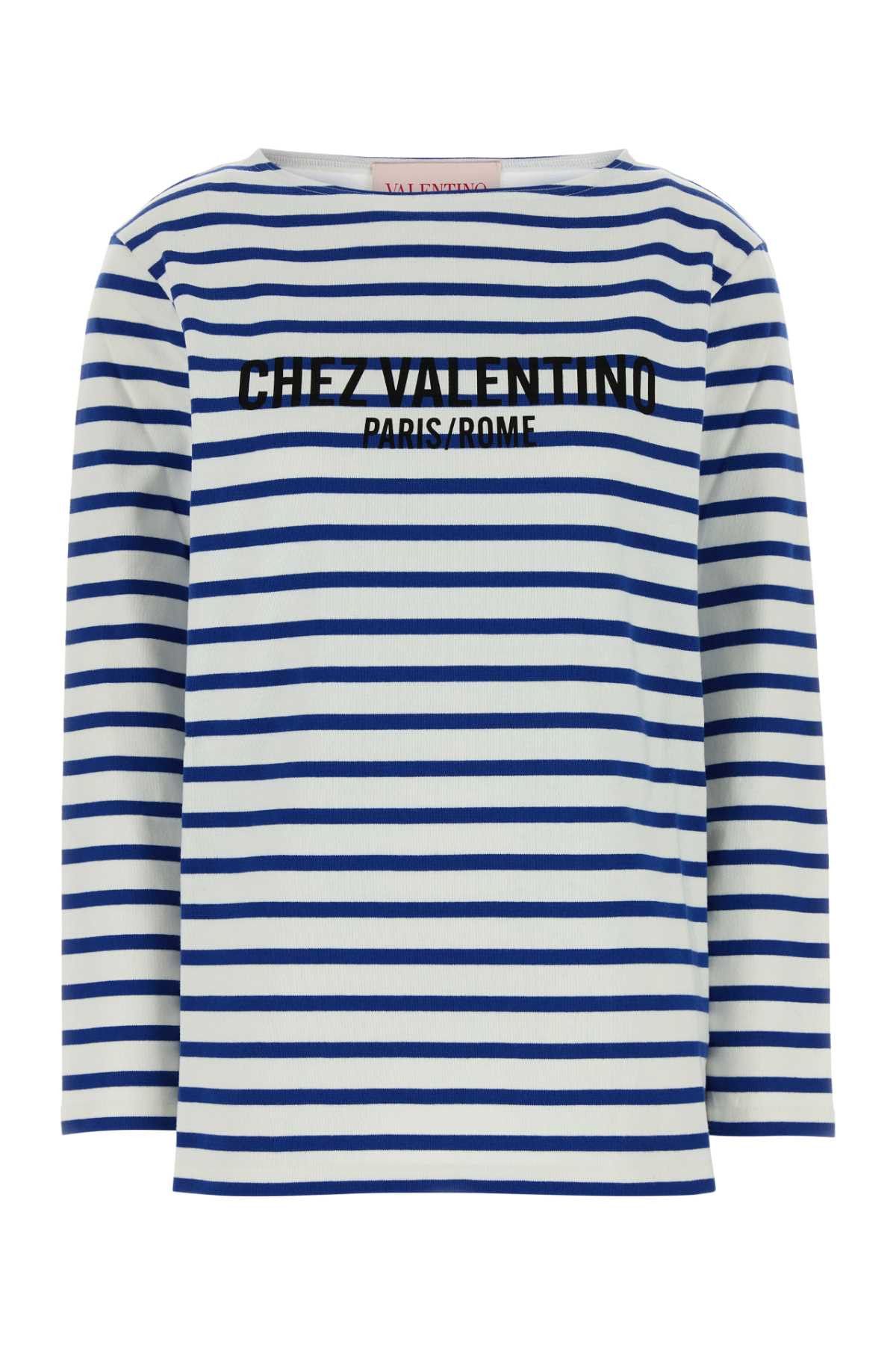 Valentino Embroidered Cotton T-Shirt Size S / US 4 / IT 40 - 1 Thumbnail