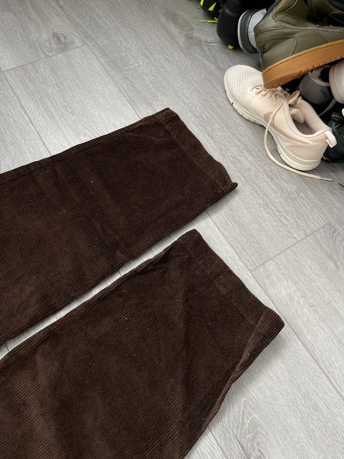 Polo Ralph Lauren × Velvet × Vintage Vintage Polo Ralph Lauren Velvet Brown Pants Y2K Corduroy Size US 38 / EU 54 - 4 Thumbnail
