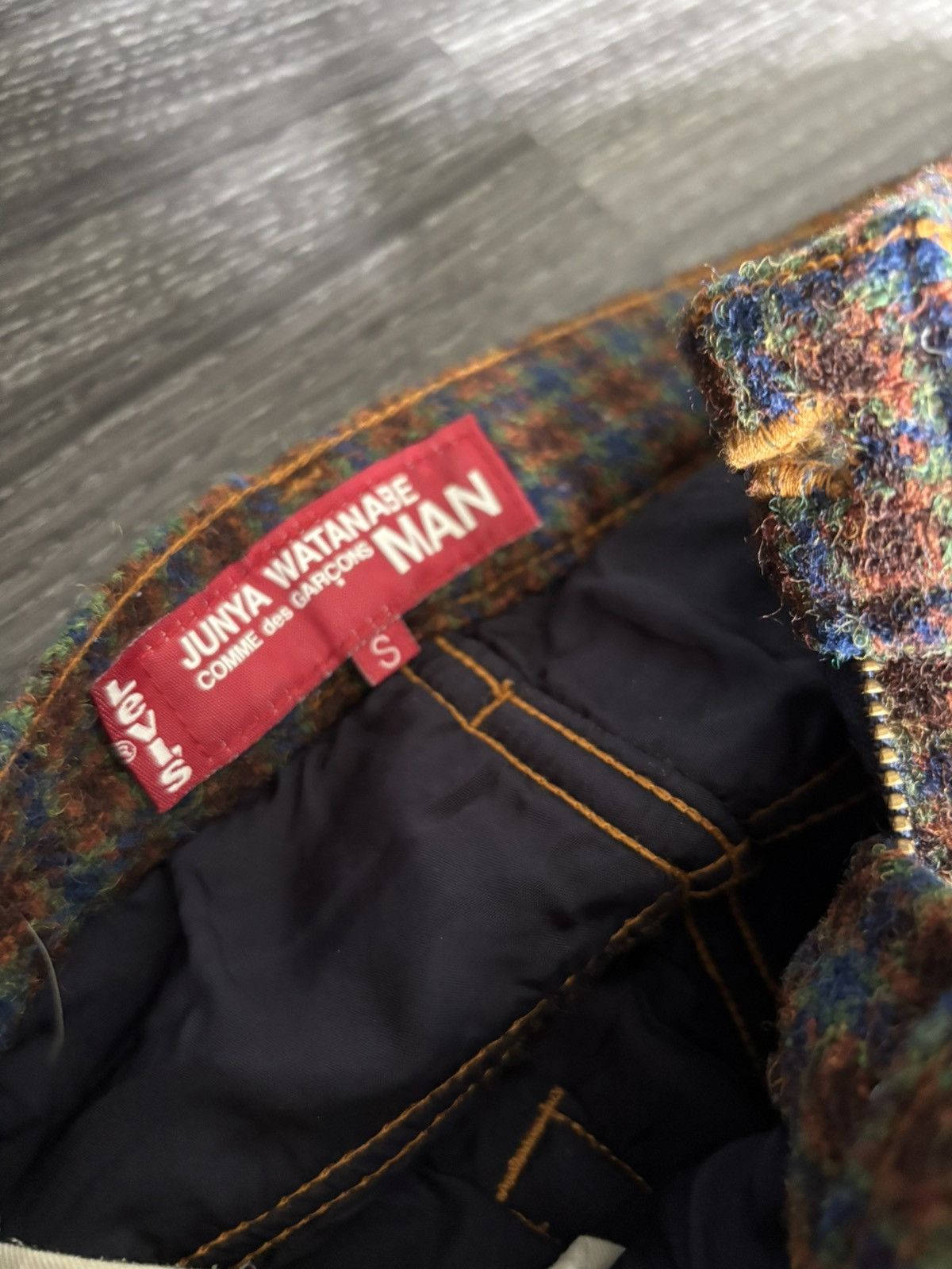 Junya Watanabe AW02 Harris Tweed Patchwork FW2002 Size US 32 / EU 48 - 3 Thumbnail