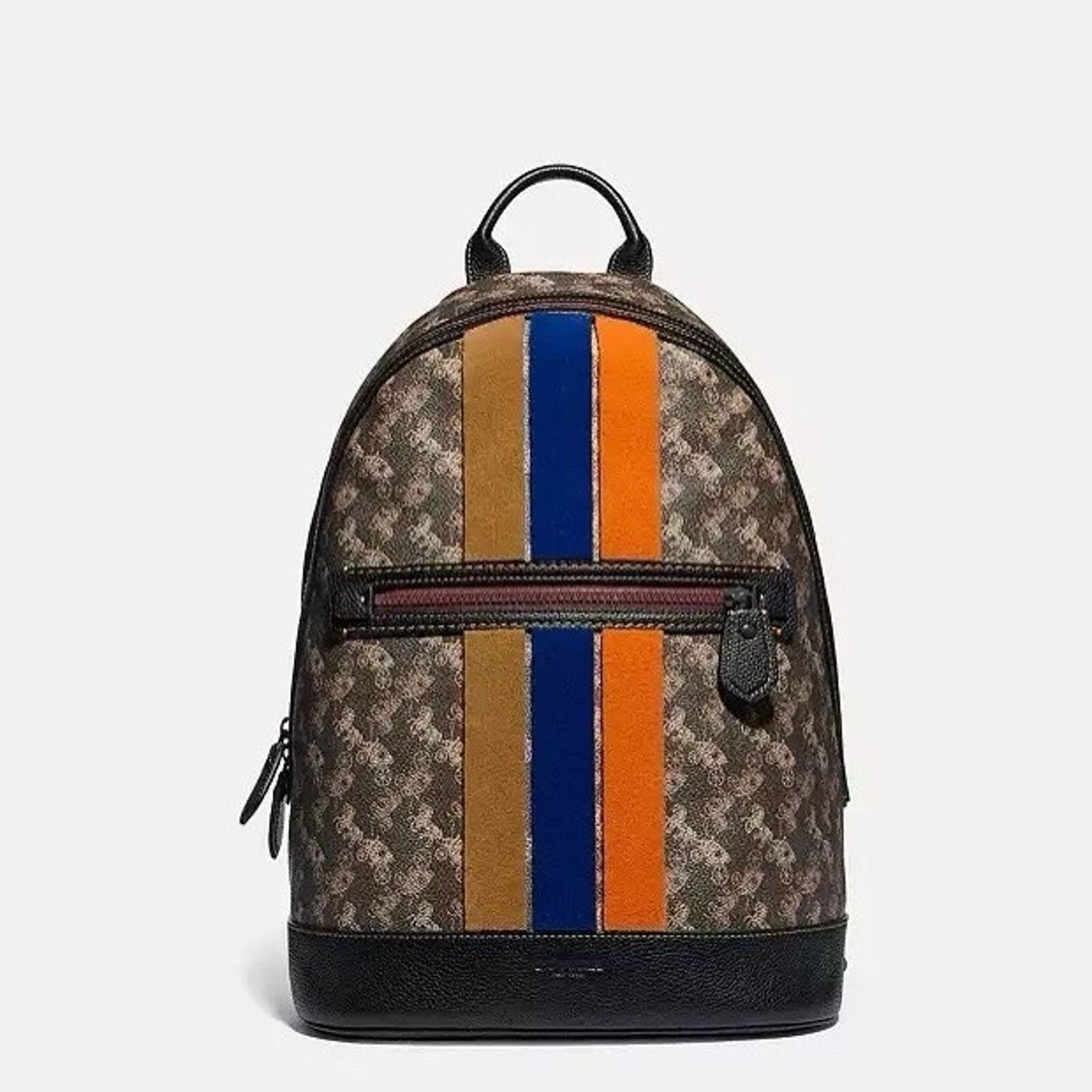 Coach NWT Coach Barrow Backpack Horse Carriage Stripe 88328 Size ONE SIZE - 5 Thumbnail