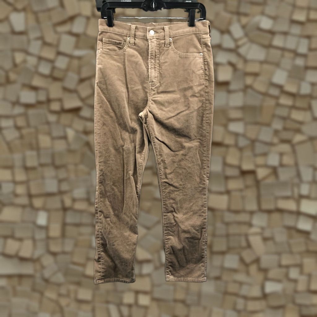 Gap VINTAGE Gap Slim High Rise Jeans Womens 8 Brown Beige - Gap 1969 5-Pocket Denim Straight Size 30" / US 8 / IT 44 - 1 Thumbnail