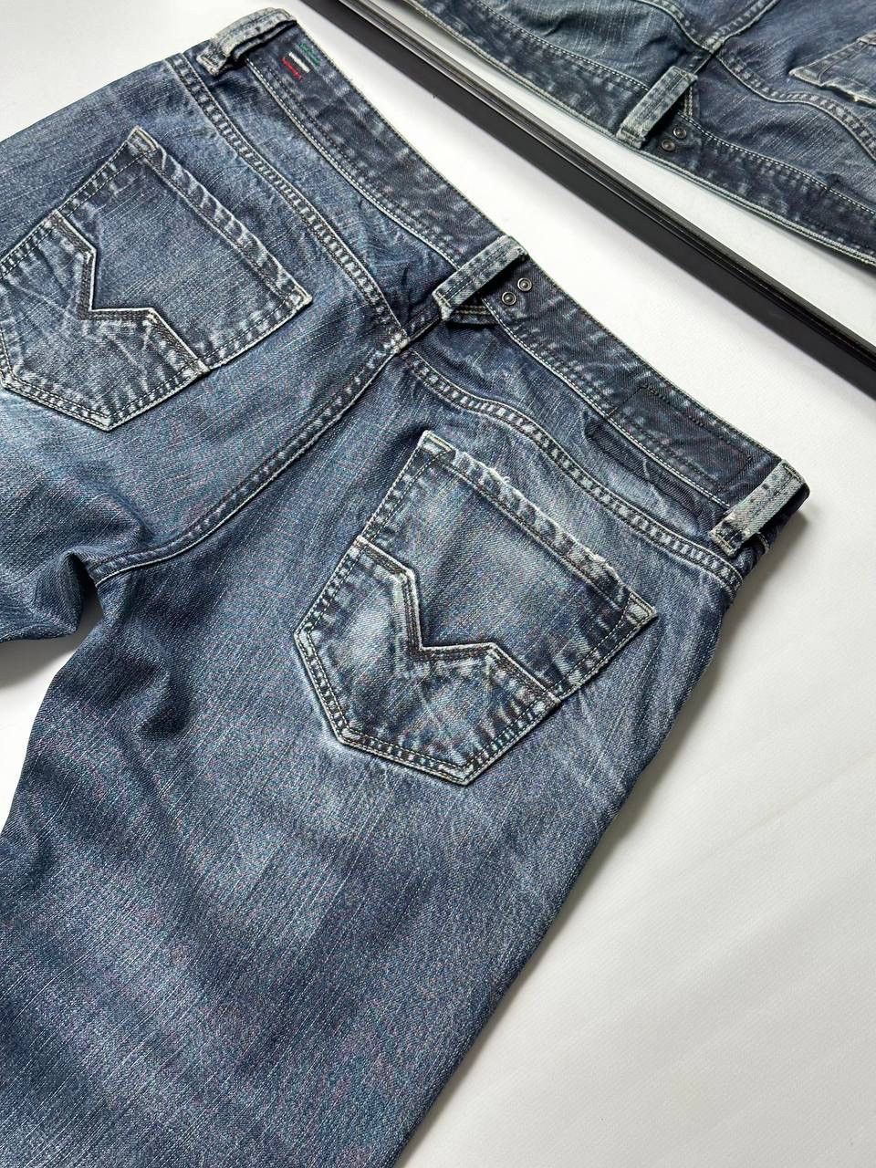 Diesel Vintage 90s Diesel Washed Japan Wide Jean Size US 33 - 4 Thumbnail