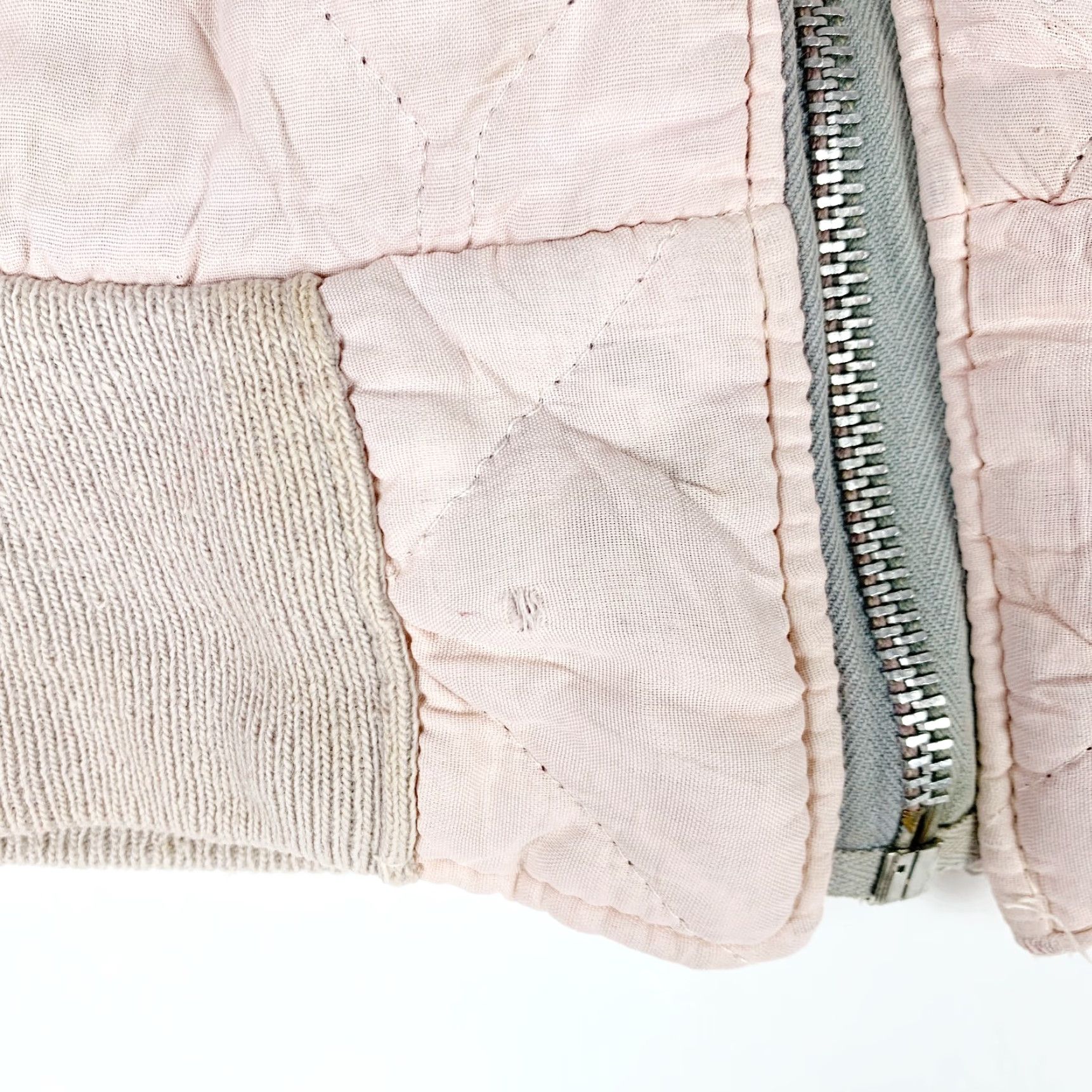 Vintage VINTAGE Lo-Temp Jacket Womens XL Pink Quilted Taffeta Zip Original 1950s Size XL / US 12-14 / IT 48-50 - 3 Thumbnail