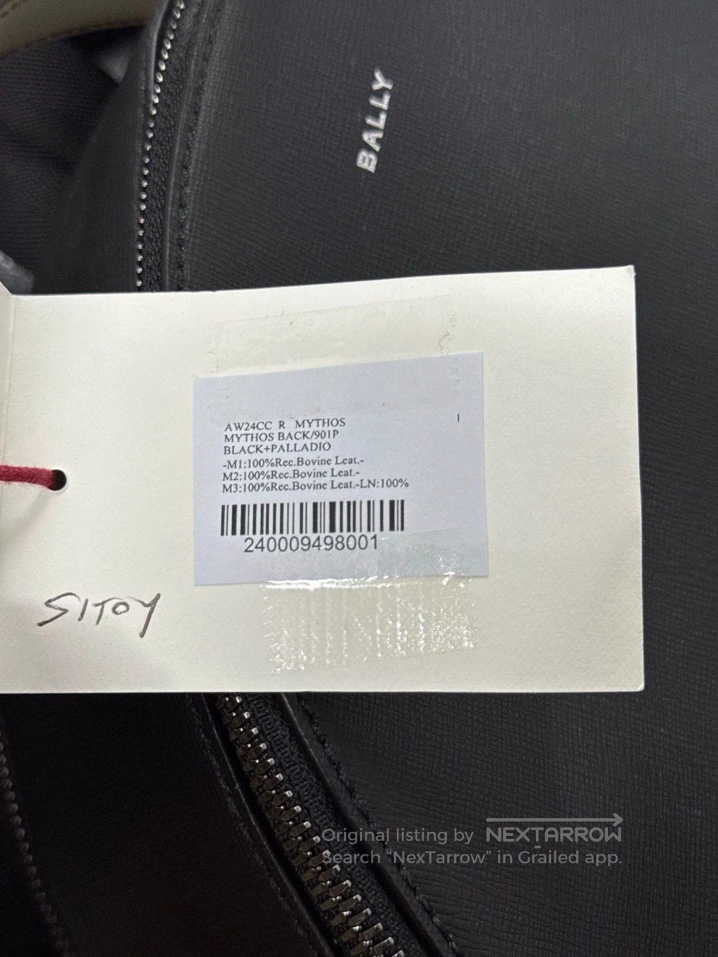 Bally Bally Black Leather Backpack with Color Accent. Size ONE SIZE - 8 Thumbnail
