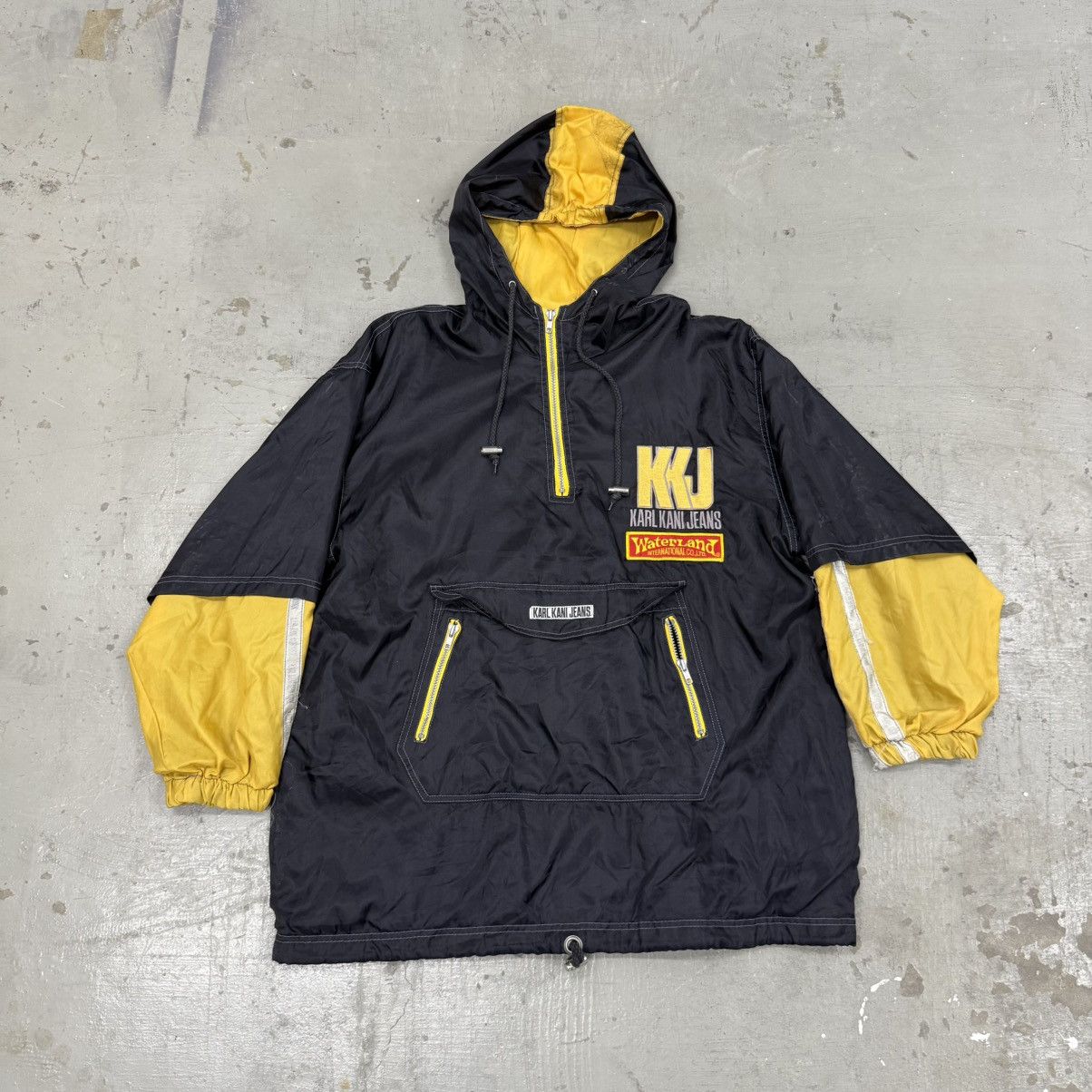 Karl Kani × Vintage Vintage Karl Kani Anorak Hip Hop Size US XL / EU 56 / 4 - 1 Thumbnail