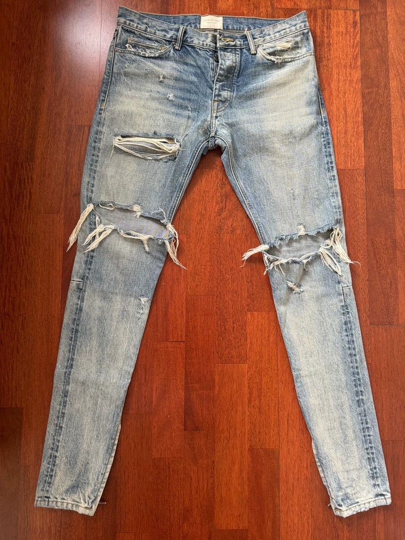 Fear of God Fear of God x Maxfield Limited Blue Jeans 2nd Size US 32 / EU 48 - 1 Thumbnail