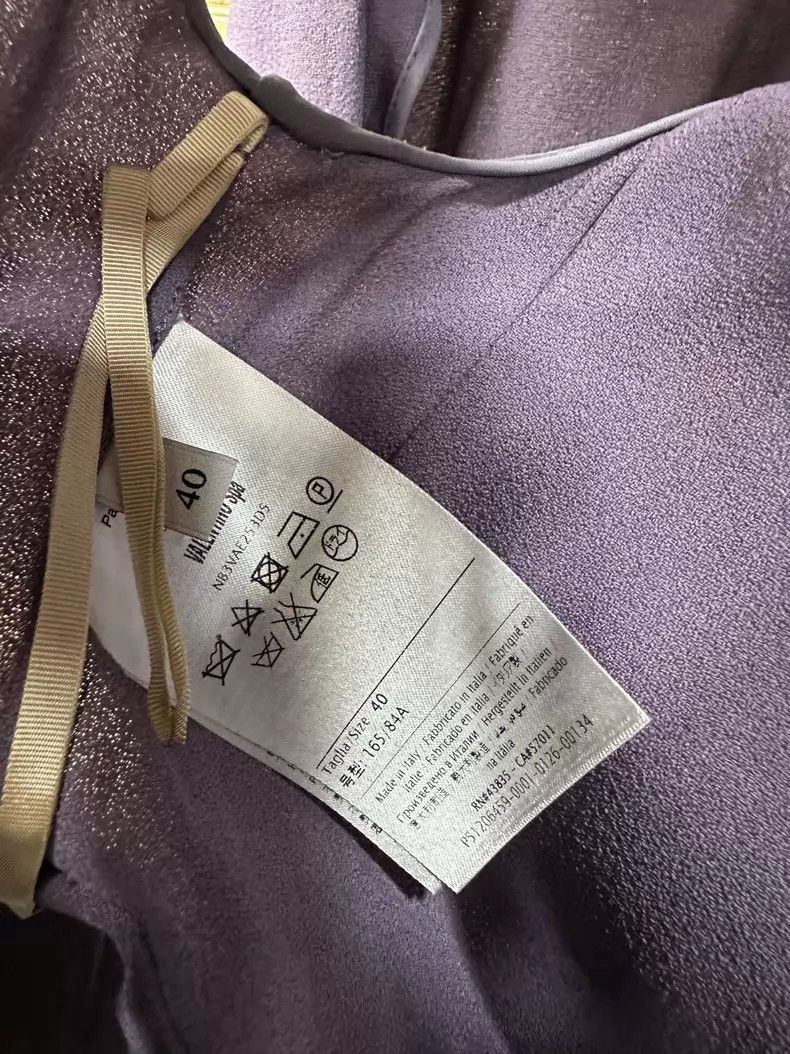 Valentino Valentino Purple cape dress Size XS / US 0-2 / IT 36-38 - 5 Thumbnail
