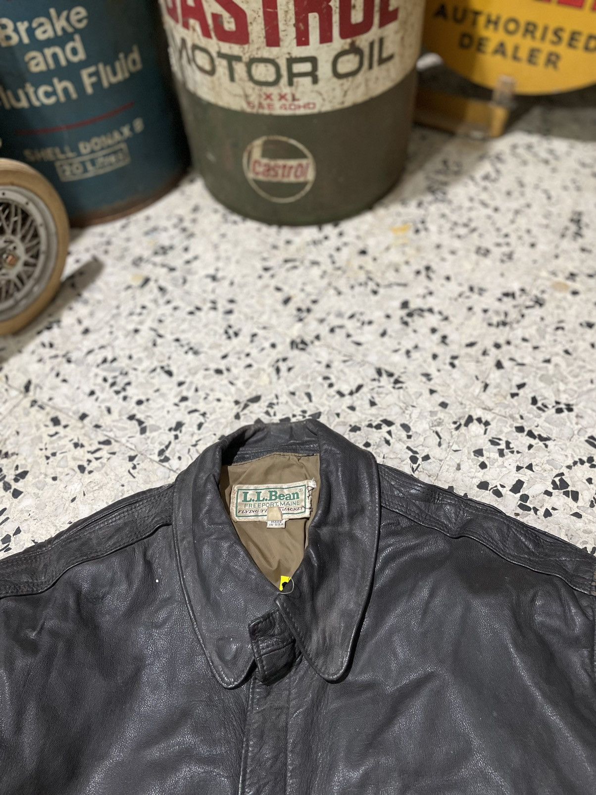L.L. Bean L.L Bean Flying Tiger A2 Goatskin Jckt Size US L / EU 52-54 / 3 - 3 Thumbnail