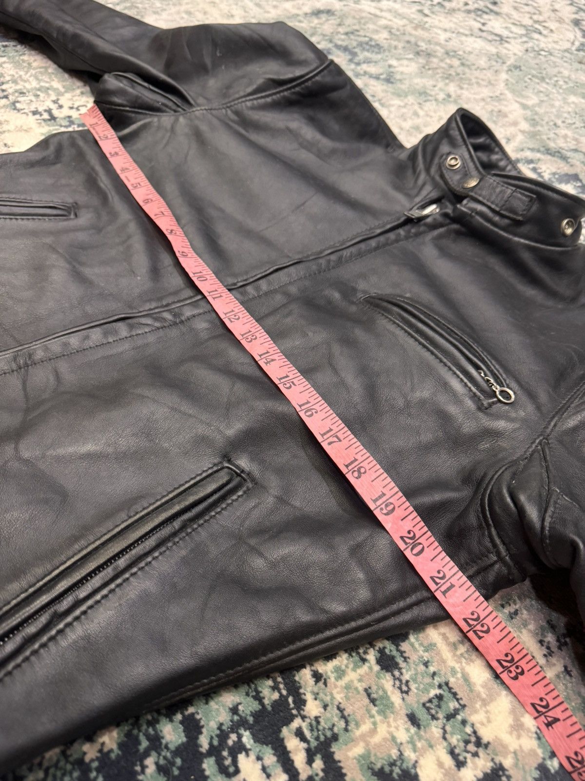 Schott VINTAGE SCHOTT CAFE RACER BIKER LEATHER JACKET Size US M / EU 48-50 / 2 - 4 Thumbnail