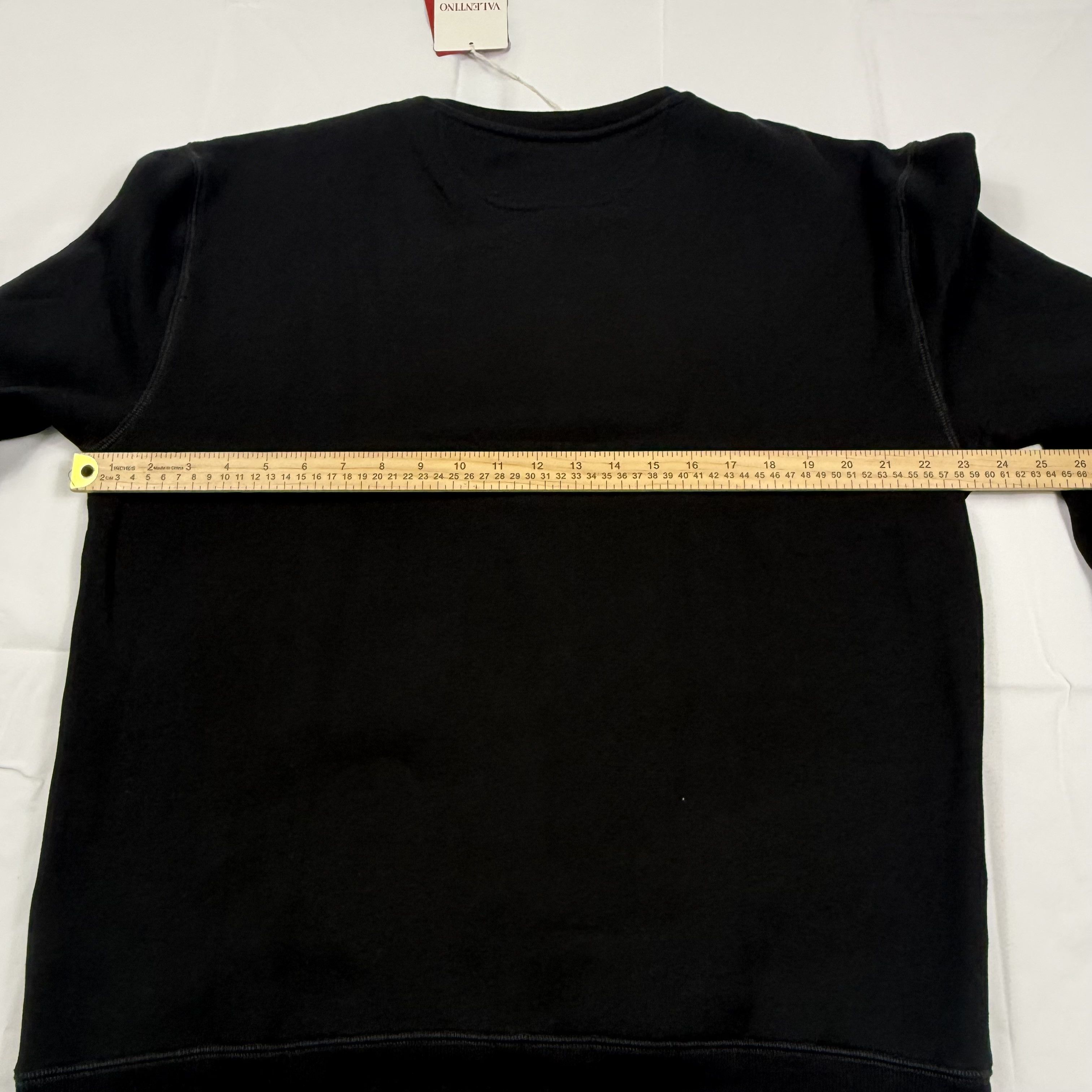 Valentino Valentino Mens Black Crewneck Sweatshirt Maison Patch NEW Size US XL / EU 56 / 4 - 11 Thumbnail