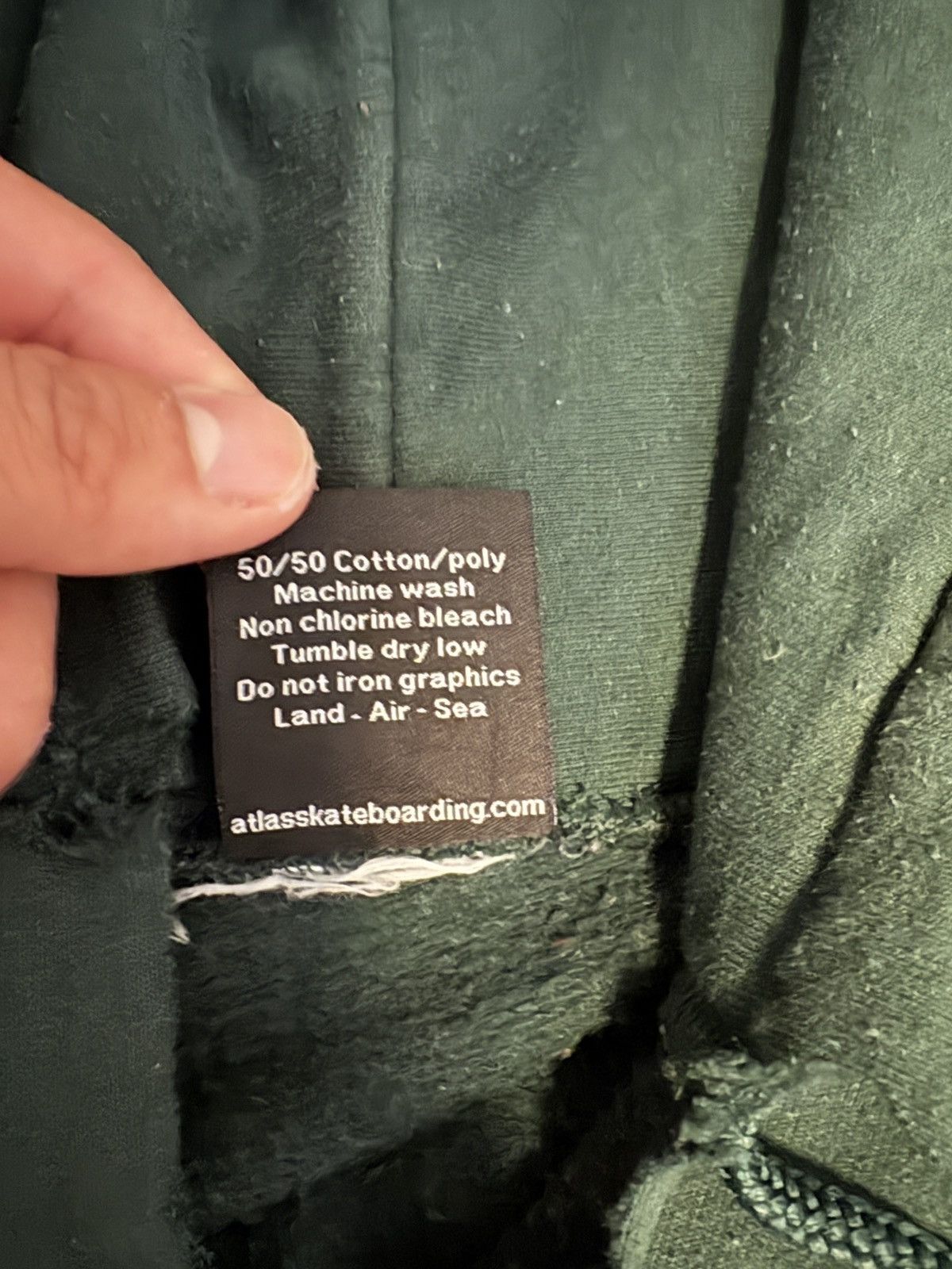 Other Atlas Distressed Green Skater Hoodie Logo Size US M / EU 48-50 / 2 - 6 Thumbnail