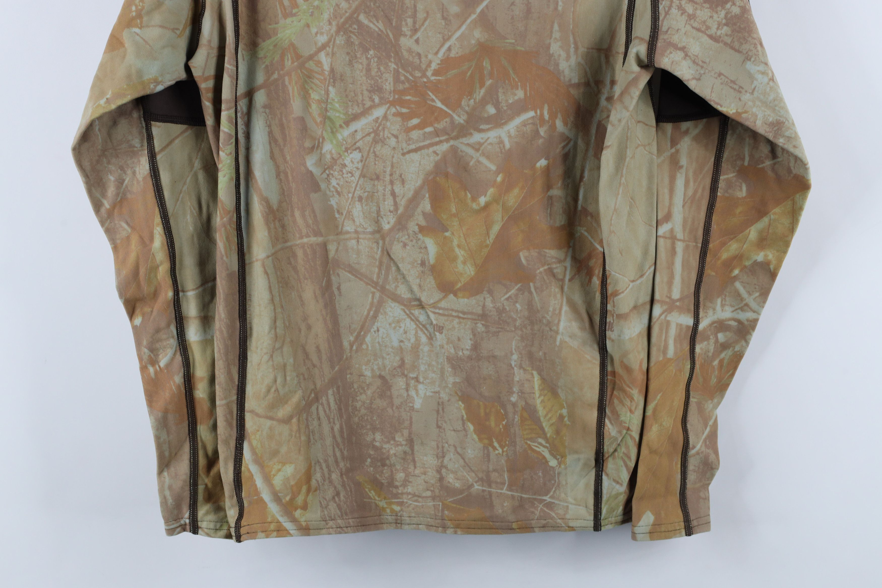Under Armour × Vintage Vintage Under Armour Tactical Camouflage Mock Neck Shirt Size US L / EU 52-54 / 3 - 11 Thumbnail