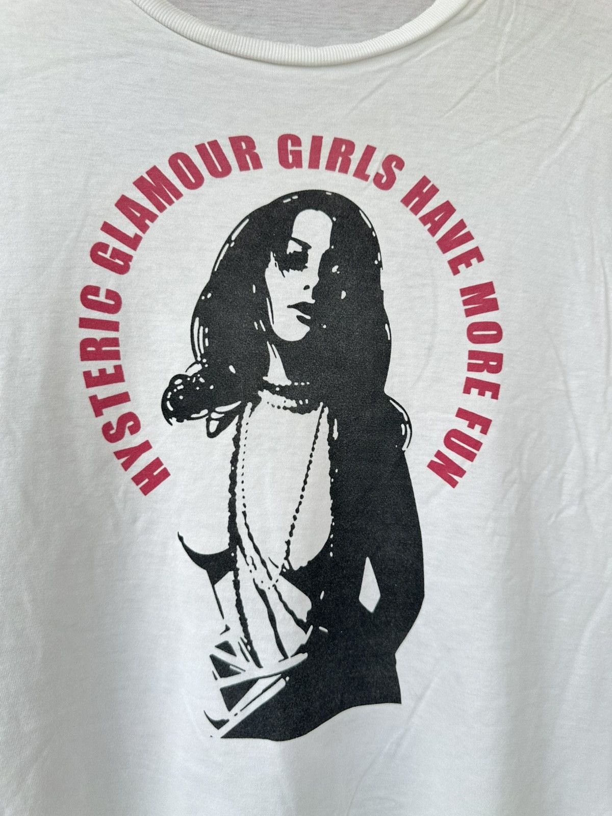 Hysteric Glamour Distressed Hysteric Glamour Girl Have More Fun Tee Size US M / EU 48-50 / 2 - 2 Thumbnail
