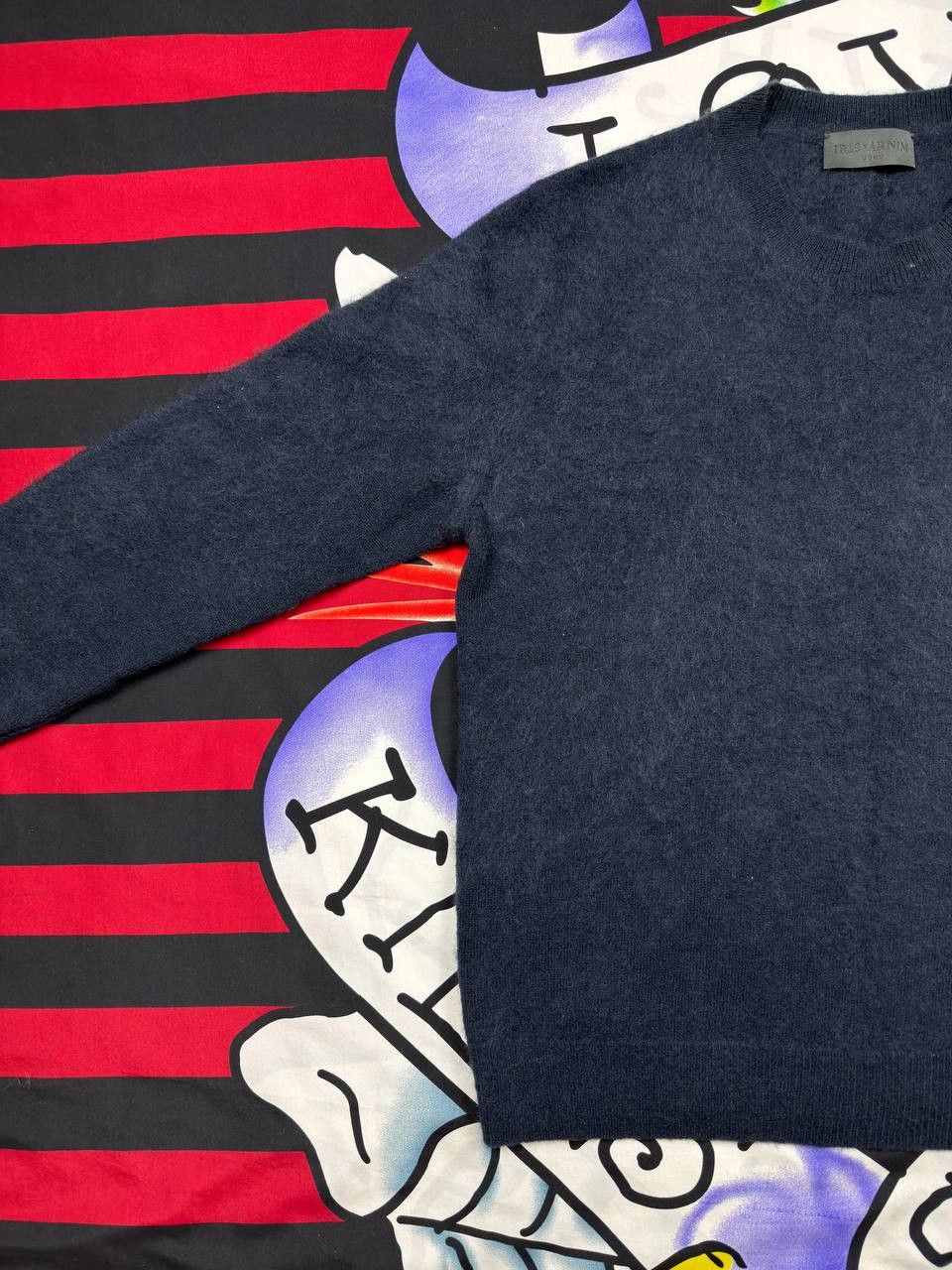 Iris von Arnim Iris Von Arnim Luxury Uomo Cashmere Sweater Navy Jumper Size US S / EU 44-46 / 1 - 3 Thumbnail