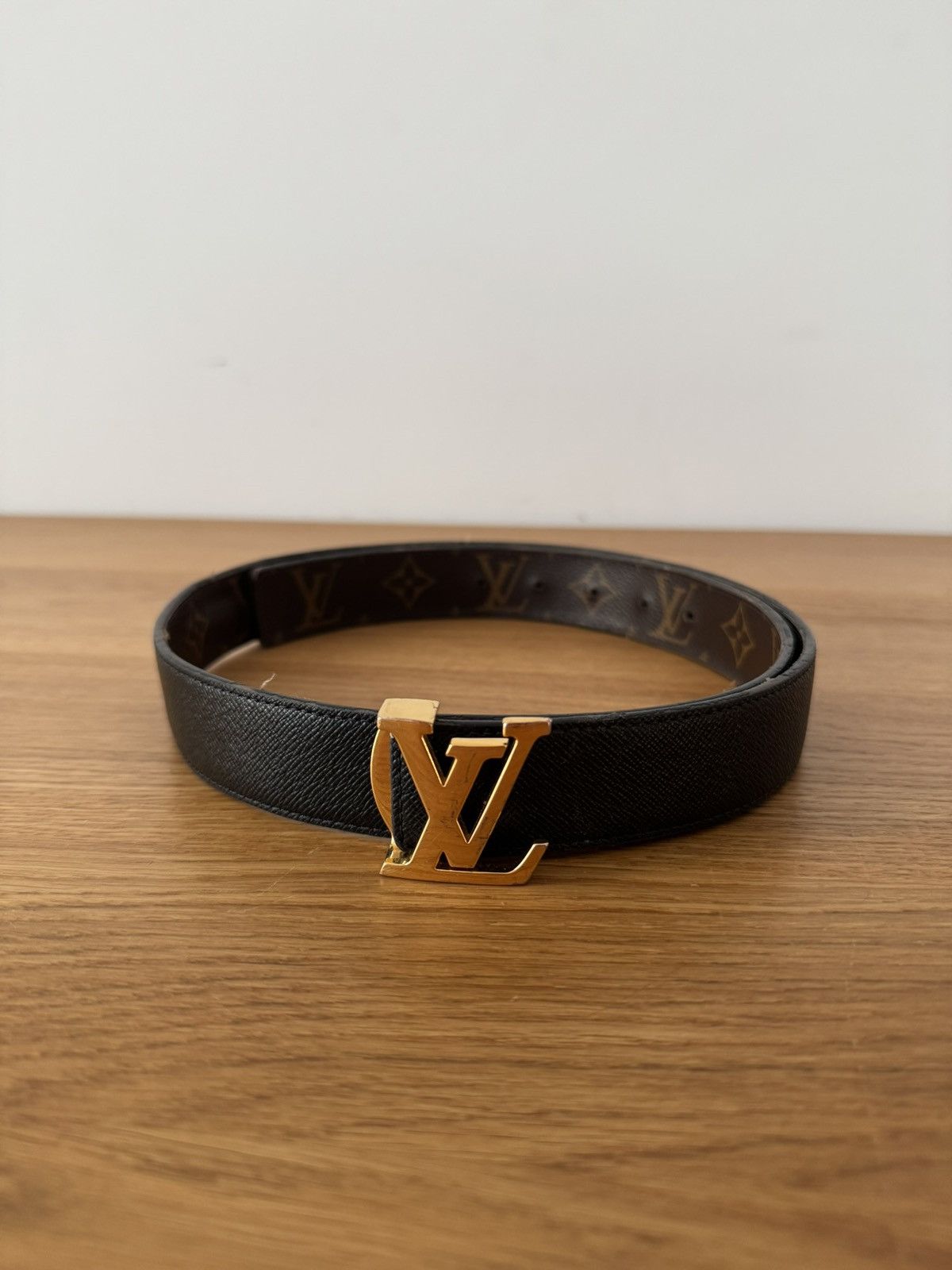 Louis Vuitton Louis Vuitton Initiales - slightly used leather belt Size ONE SIZE - 2 Thumbnail