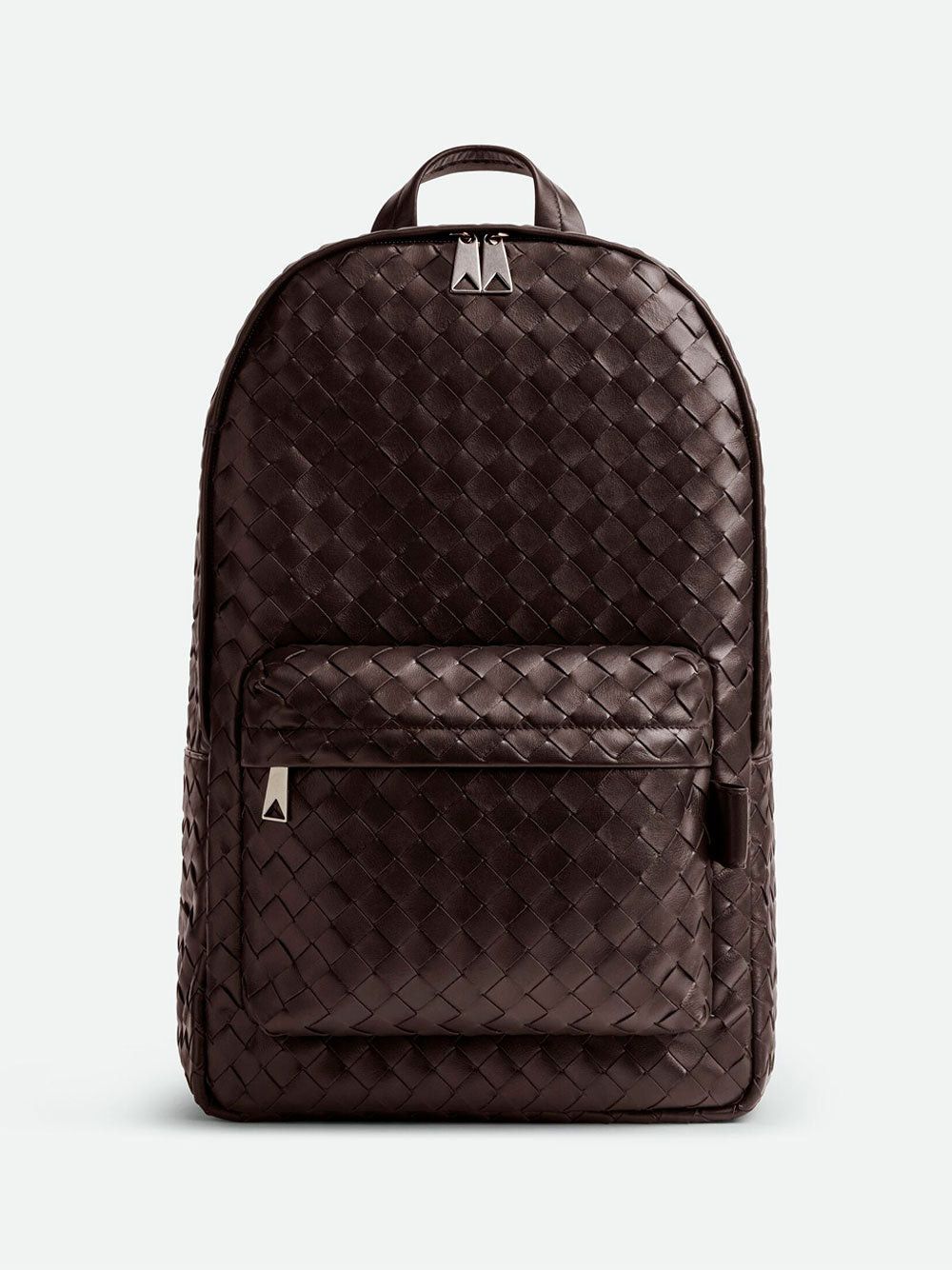 image of Bottega Veneta Medium Woven Backpack in Fondant, Men's