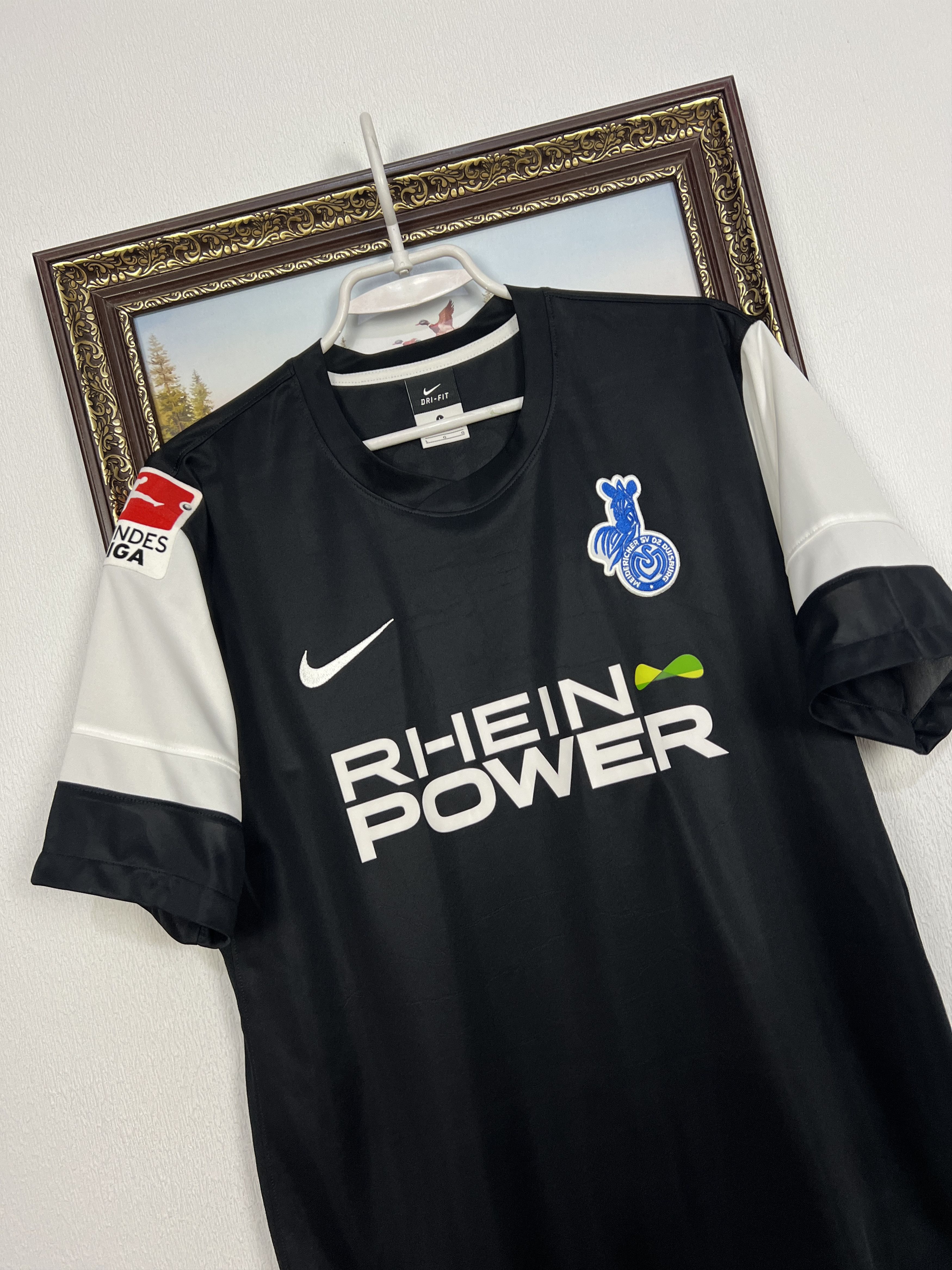Nike MSV Duisburg Away football shirt 2011 Soccer #8 Exslager Size US L / EU 52-54 / 3 - 7 Thumbnail