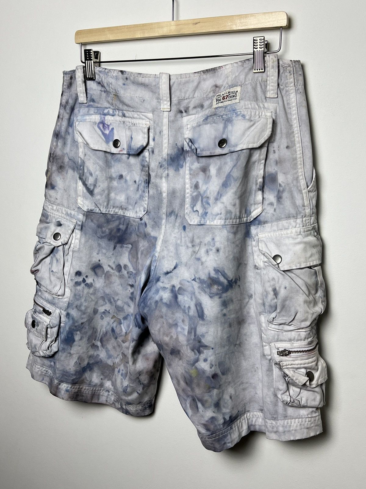 Polo Ralph Lauren ralph lauren tie dye cargo camo multipocket shorts Size US 33 - 6 Thumbnail