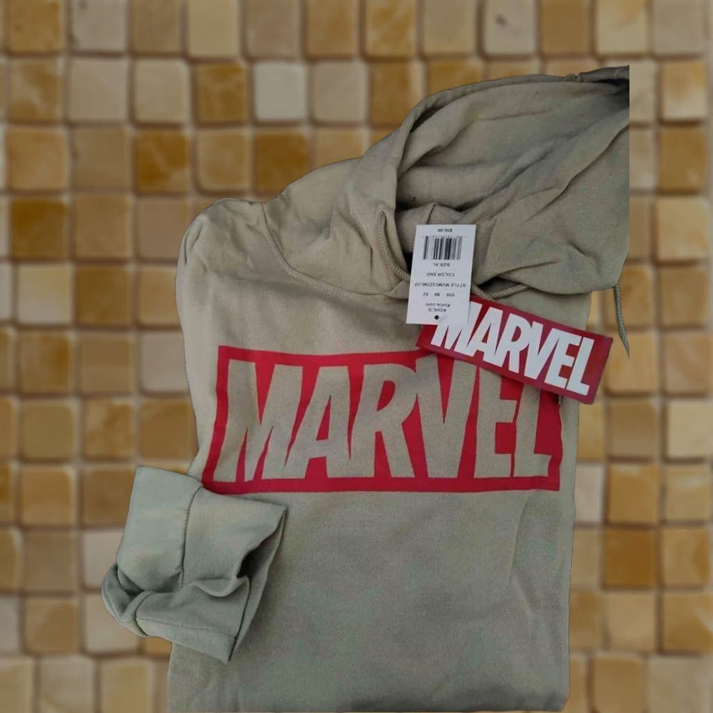 Star Wars New Mens Marvel Hoodie Pullover brown Sweatshirt superhero Size XL Mens Hoodie Pullover Marvel brown XL Size US XL / EU 56 / 4 - 1 Preview
