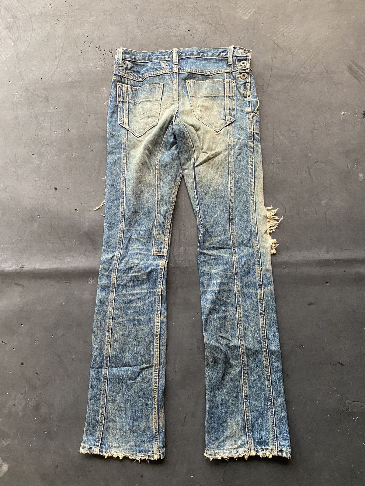 If Six Was Nine 💸BINDINGOFFER💸Ossa mondo japanese denim distressed archived Size US 29 - 5 Thumbnail