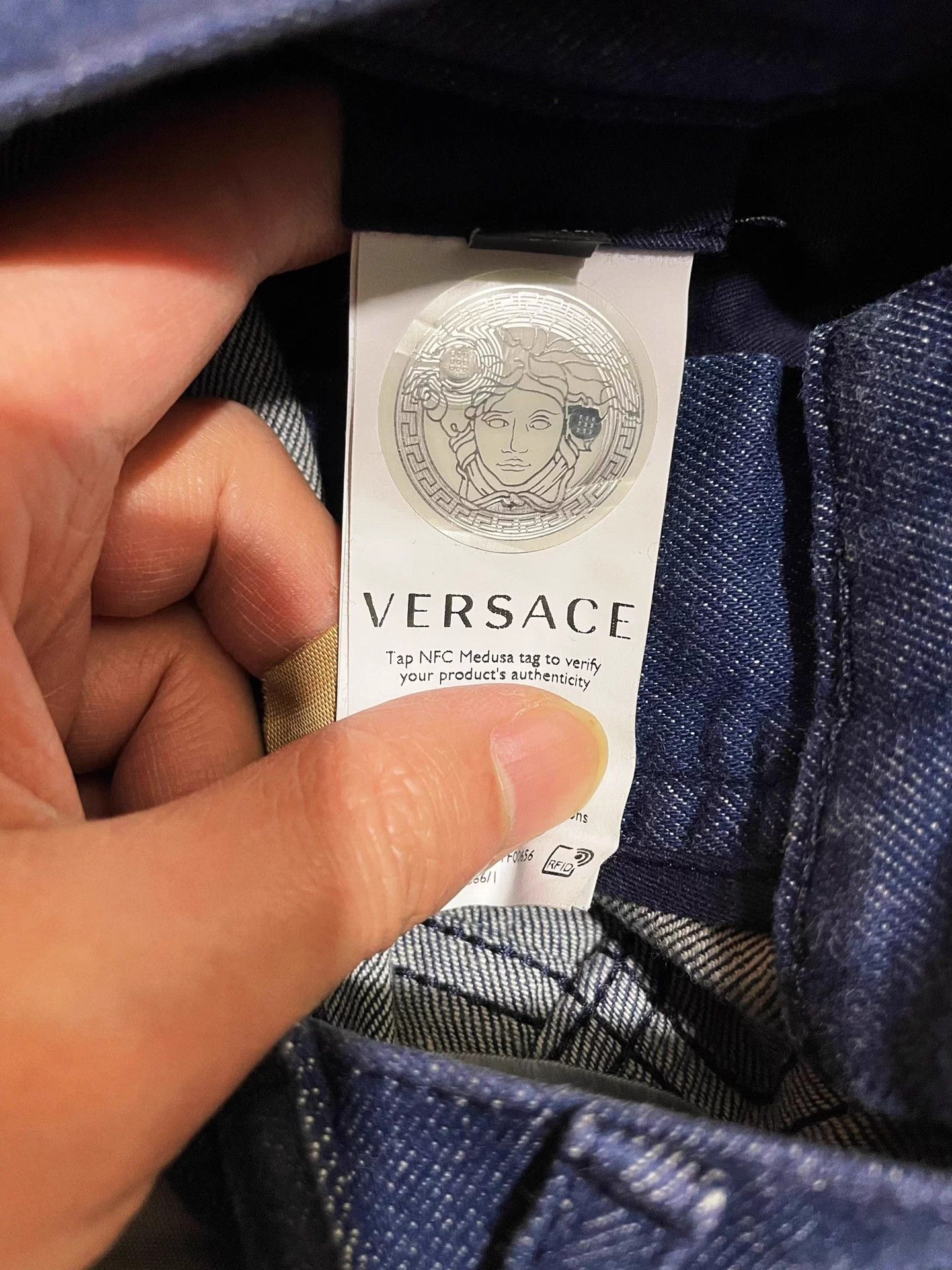 Versace Versace Main Line Limited Poster Whirlpool Jeans Size US 30 / EU 46 - 7 Thumbnail