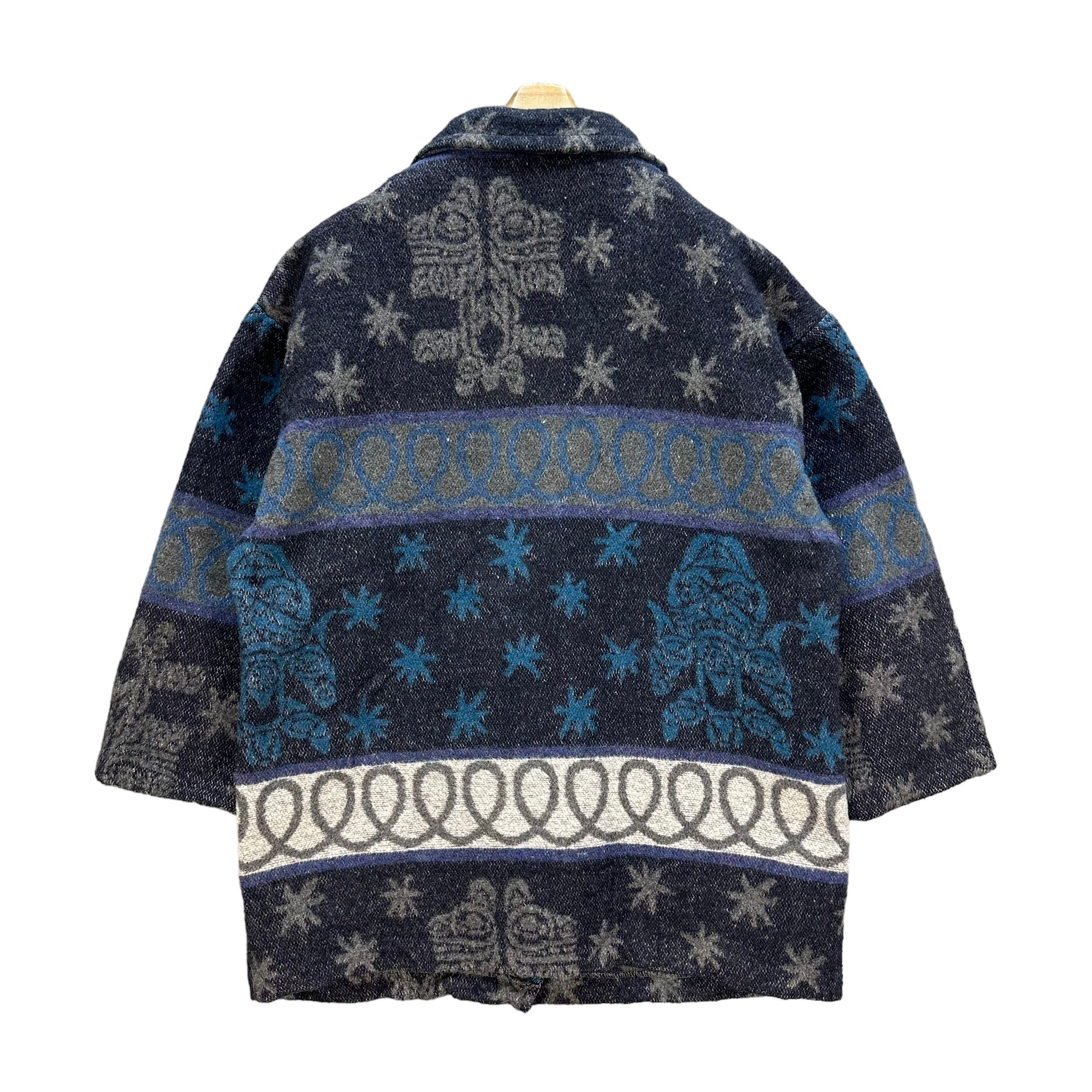 Other Vintage RAMPAGE Motif Design Overprint Duffle Coat #A8-0194 Size US S / EU 44-46 / 1 - 8 Thumbnail