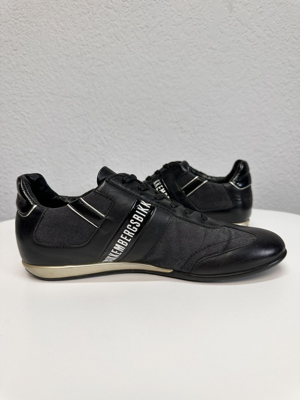 Dirk Bikkembergs Bikkembergs Black Leather Sneakers Minimal Sport Luxe Size US 7 / EU 40 - 6 Thumbnail